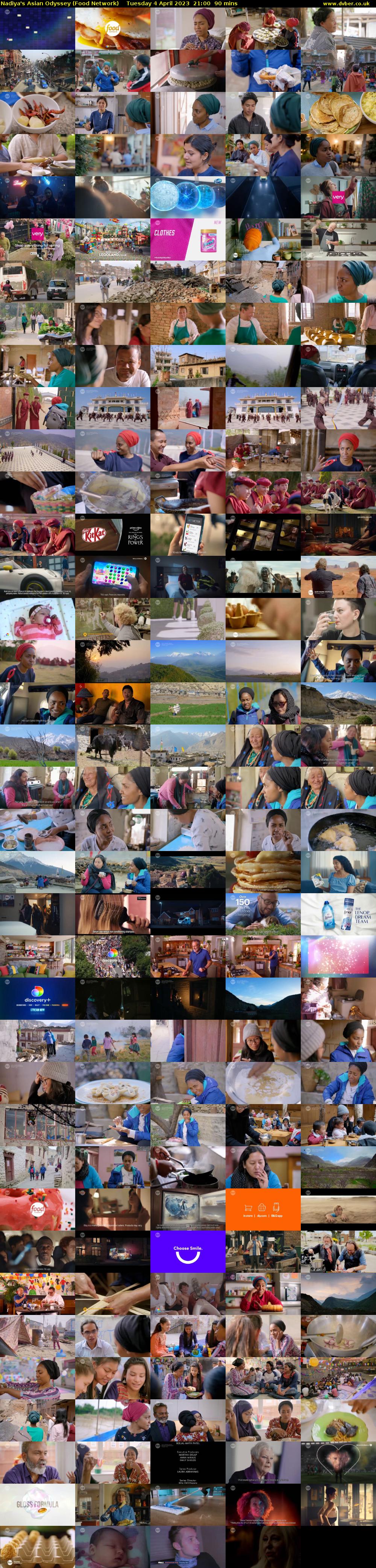 Nadiya's Asian Odyssey (Food Network) Tuesday 4 April 2023 21:00 - 22:30