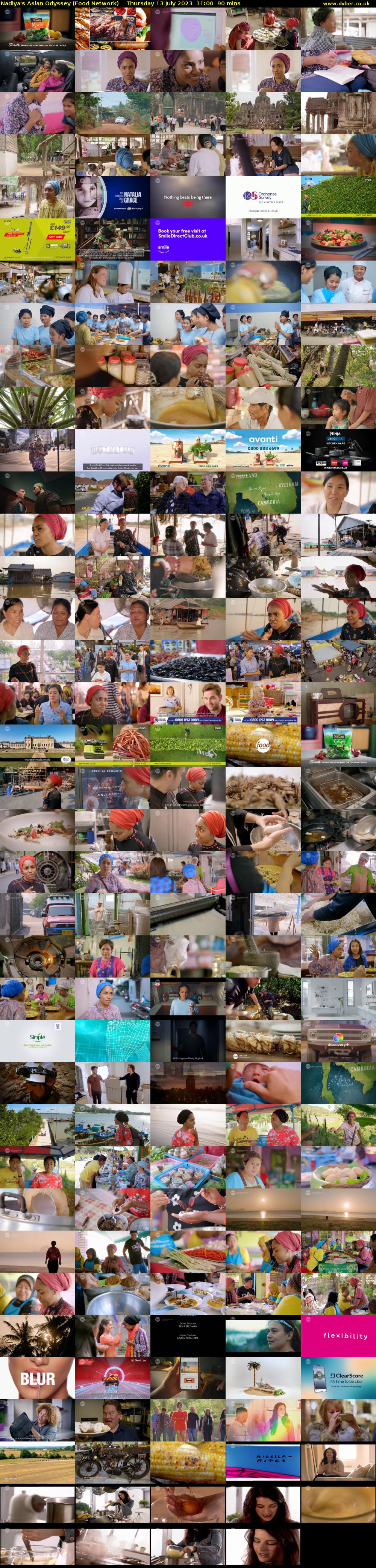 Nadiya's Asian Odyssey (Food Network) Thursday 13 July 2023 11:00 - 12:30