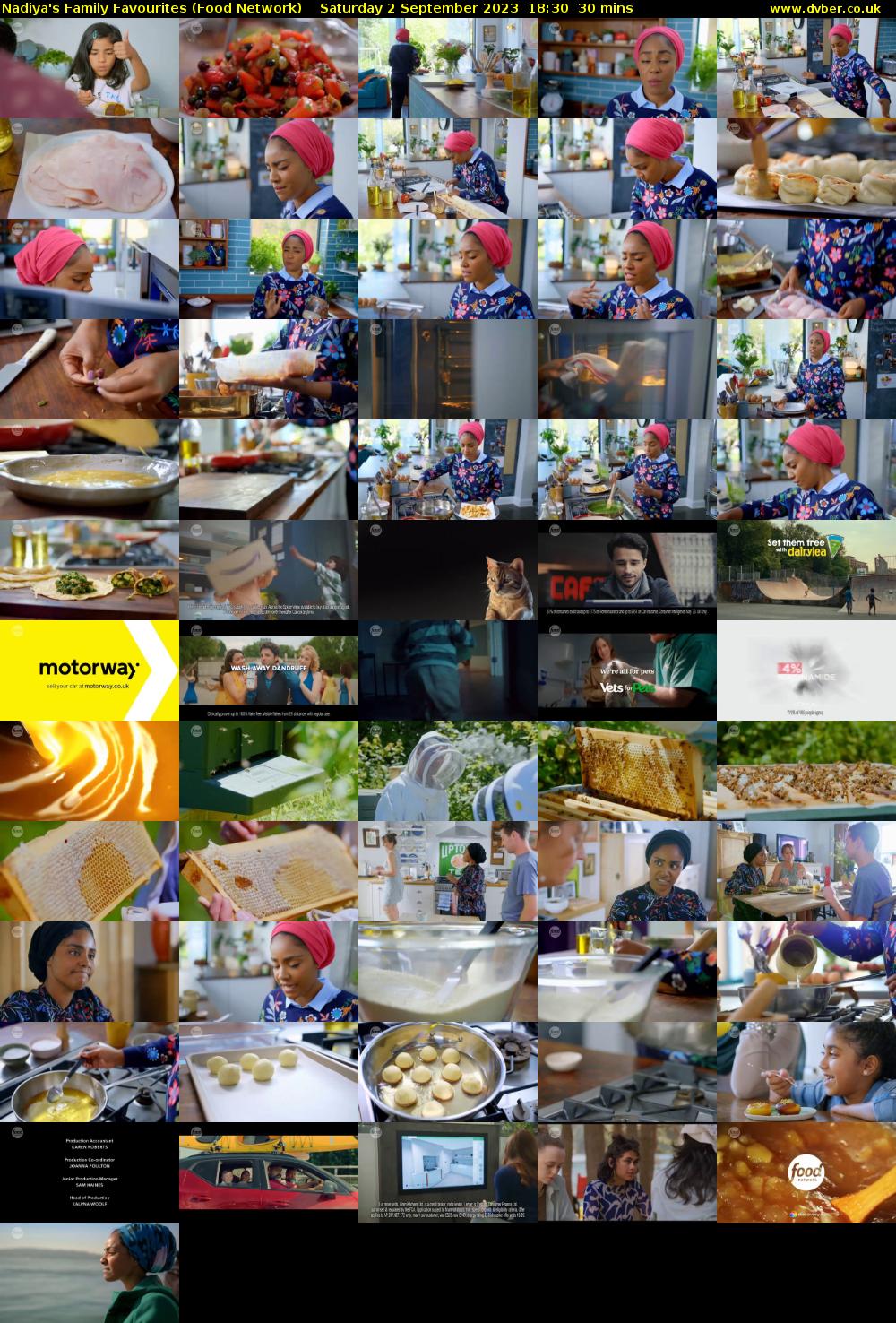 Nadiya's Family Favourites (Food Network) Saturday 2 September 2023 18:30 - 19:00