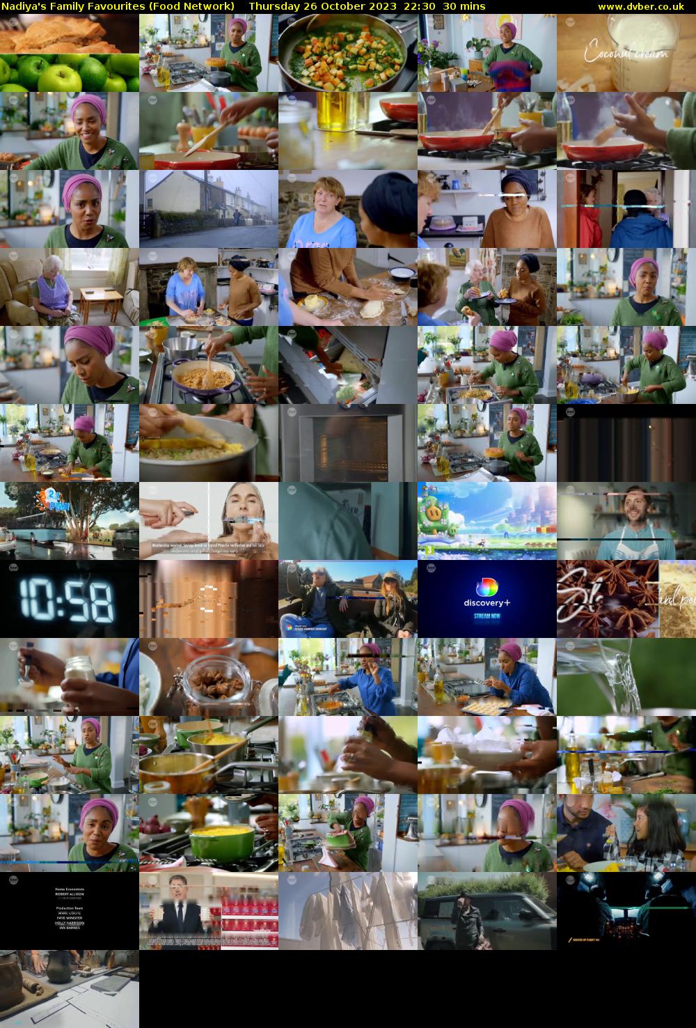 Nadiya's Family Favourites (Food Network) Thursday 26 October 2023 22:30 - 23:00