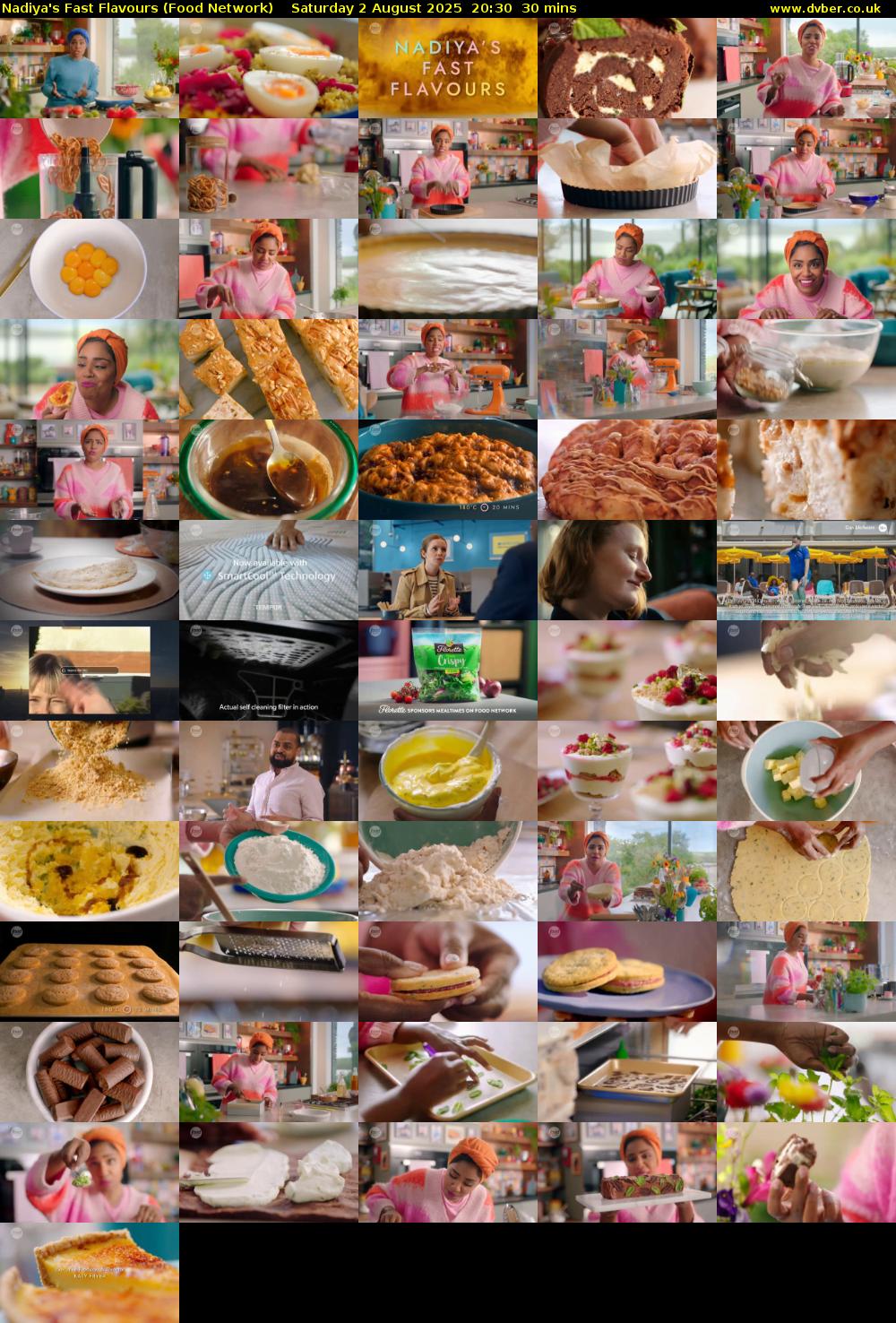 Nadiya's Fast Flavours (Food Network) Saturday 2 August 2025 20:30 - 21:00