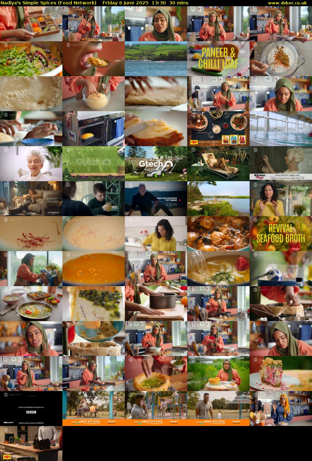 Nadiya's Simple Spices (Food Network) Friday 6 June 2025 13:30 - 14:00