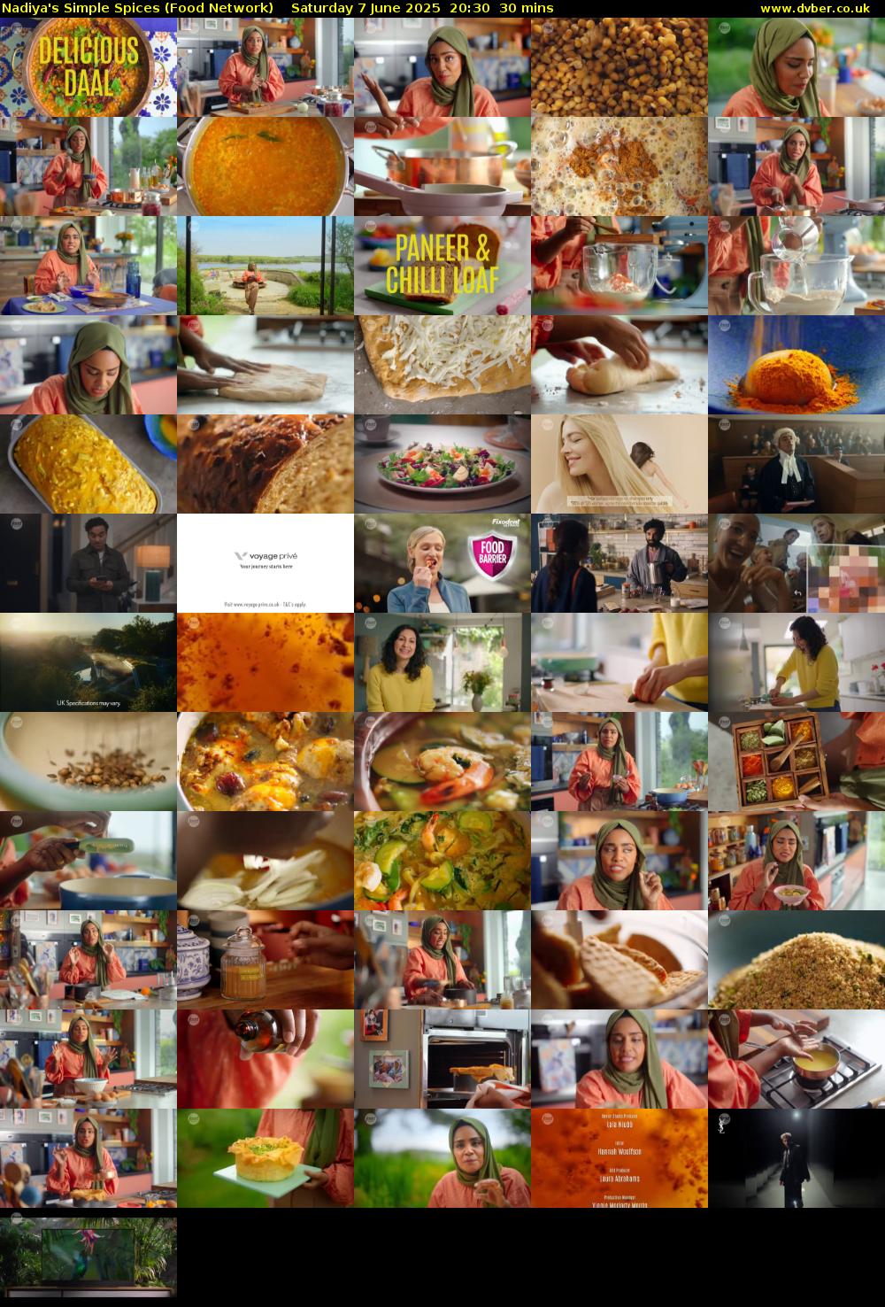 Nadiya's Simple Spices (Food Network) Saturday 7 June 2025 20:30 - 21:00