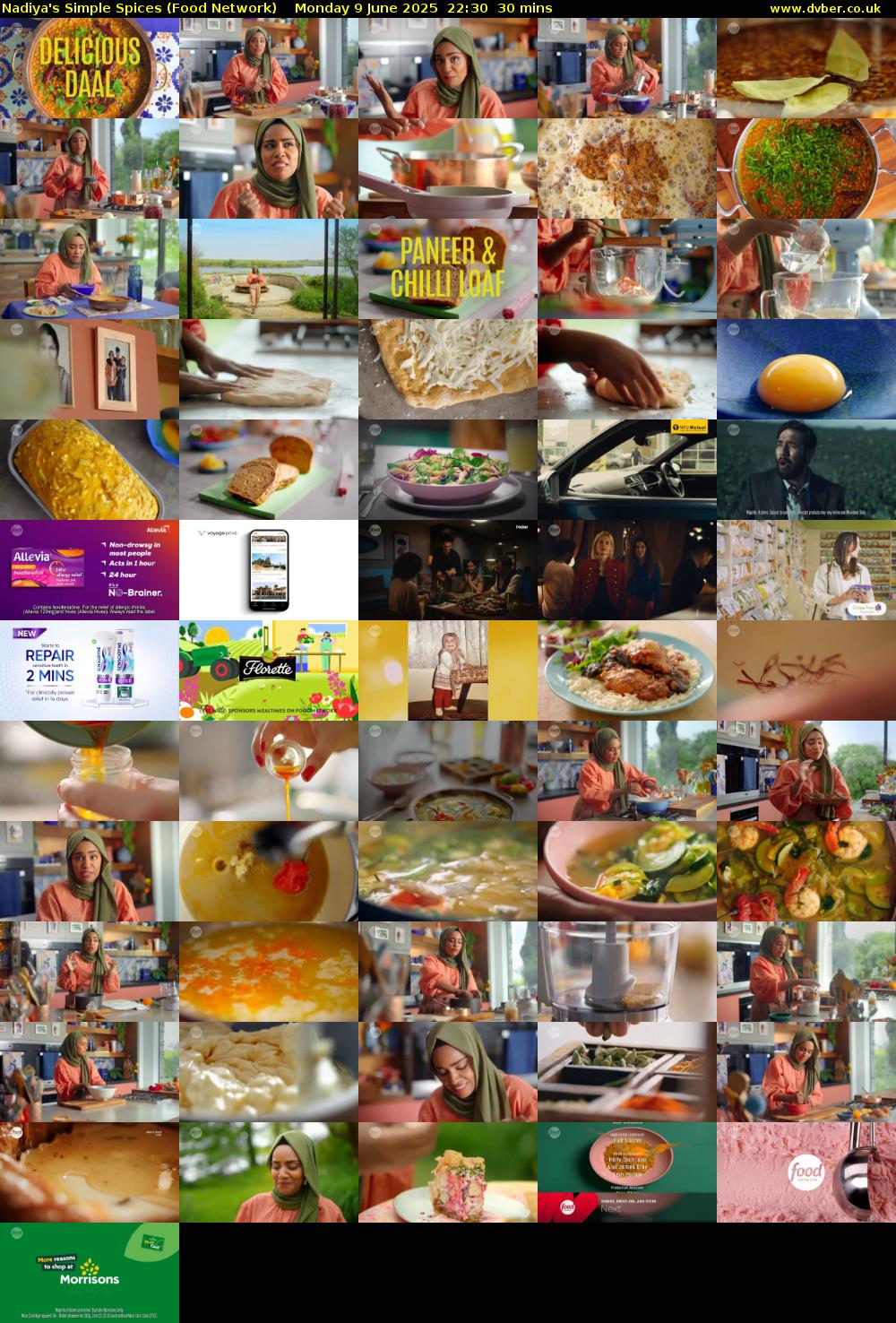 Nadiya's Simple Spices (Food Network) Monday 9 June 2025 22:30 - 23:00