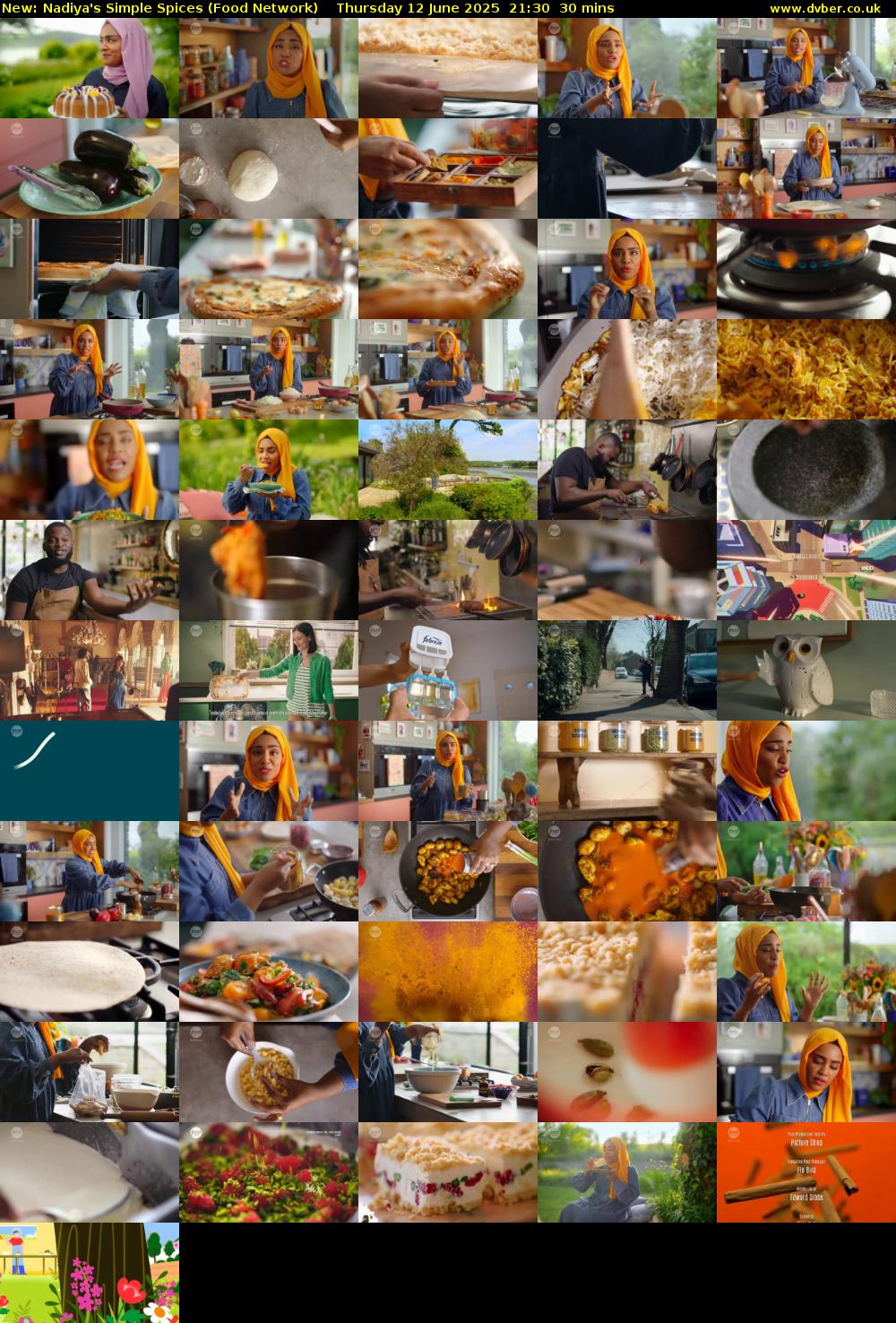 Nadiya's Simple Spices (Food Network) Thursday 12 June 2025 21:30 - 22:00