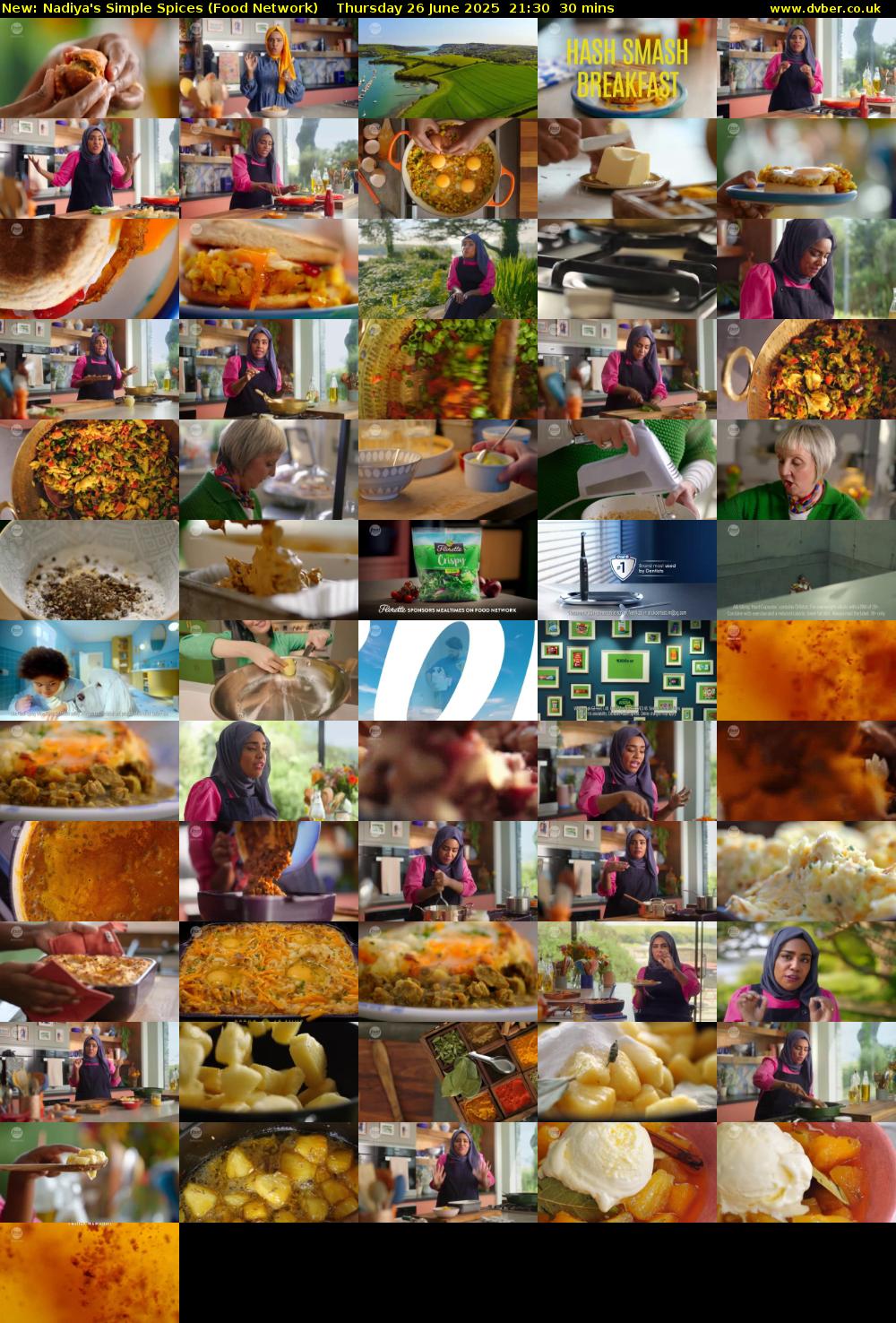 Nadiya's Simple Spices (Food Network) Thursday 26 June 2025 21:30 - 22:00