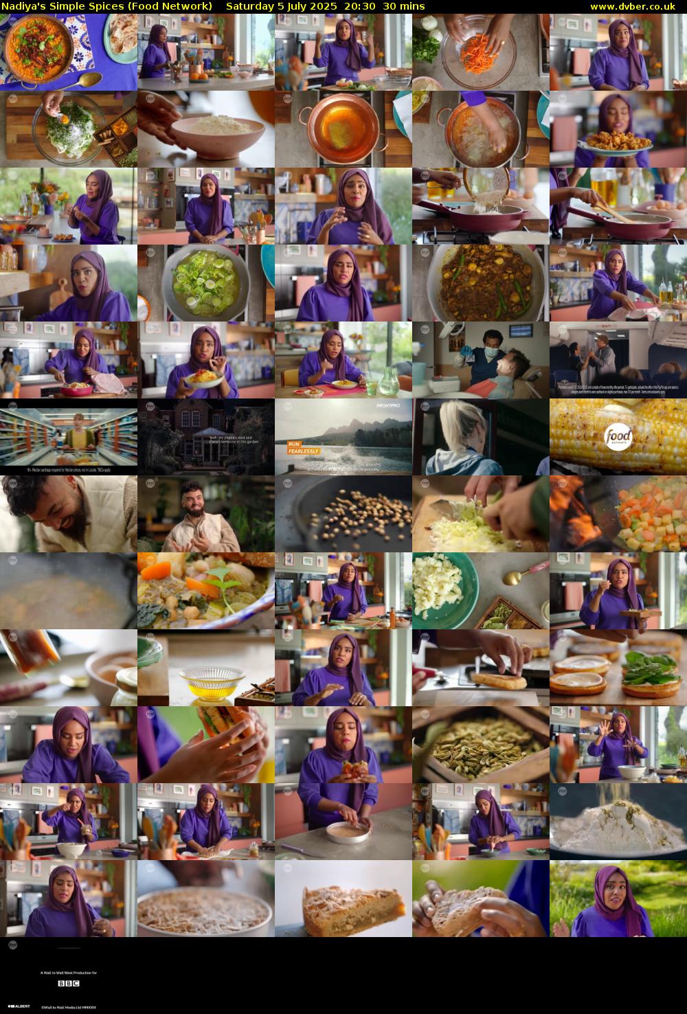 Nadiya's Simple Spices (Food Network) Saturday 5 July 2025 20:30 - 21:00