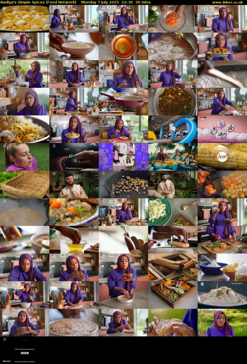 Nadiya's Simple Spices (Food Network) Monday 7 July 2025 22:30 - 23:00