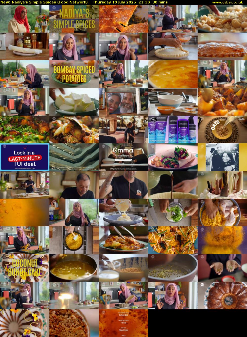Nadiya's Simple Spices (Food Network) Thursday 10 July 2025 21:30 - 22:00