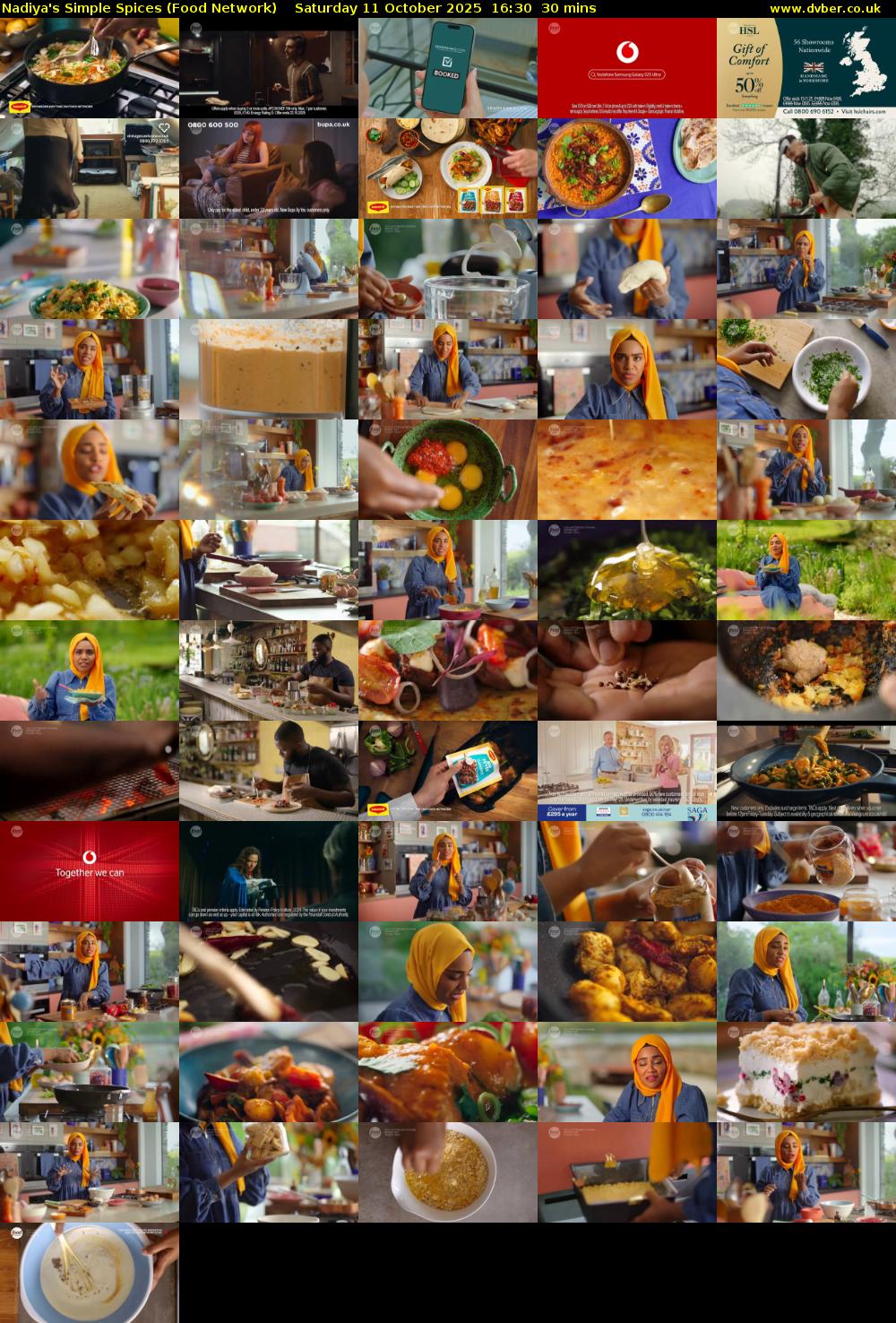 Nadiya's Simple Spices (Food Network) Saturday 11 October 2025 16:30 - 17:00