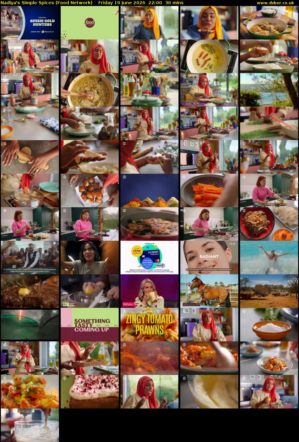 Nadiya's Simple Spices (Food Network) Friday 19 June 2026 22:00 - 22:30