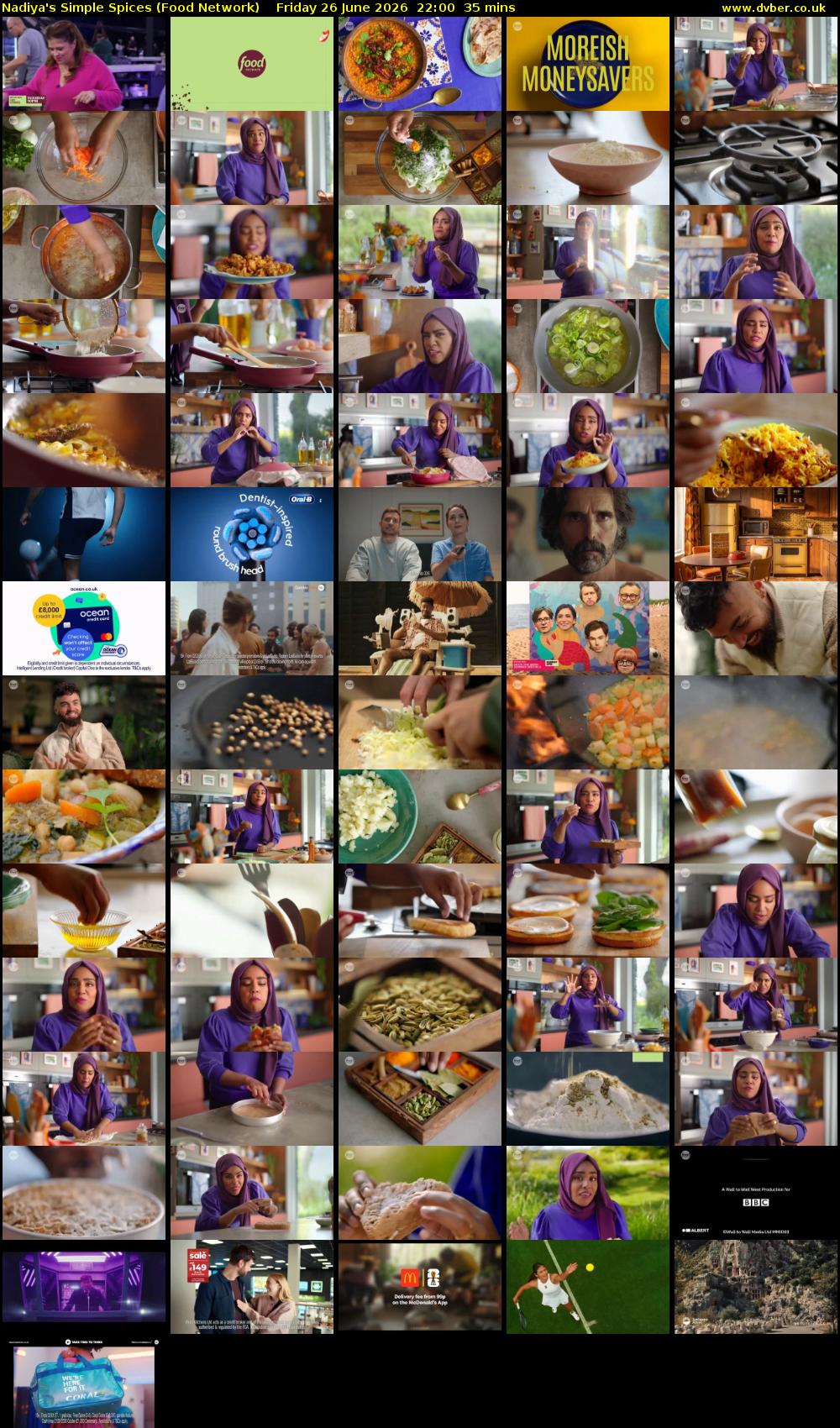 Nadiya's Simple Spices (Food Network) Friday 26 June 2026 22:00 - 22:35