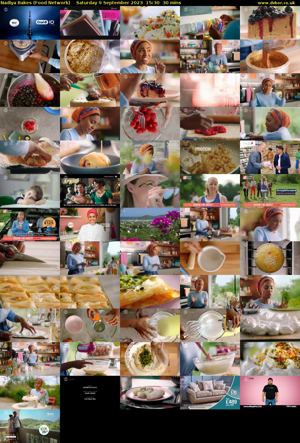 Nadiya Bakes (Food Network) Saturday 9 September 2023 15:30 - 16:00
