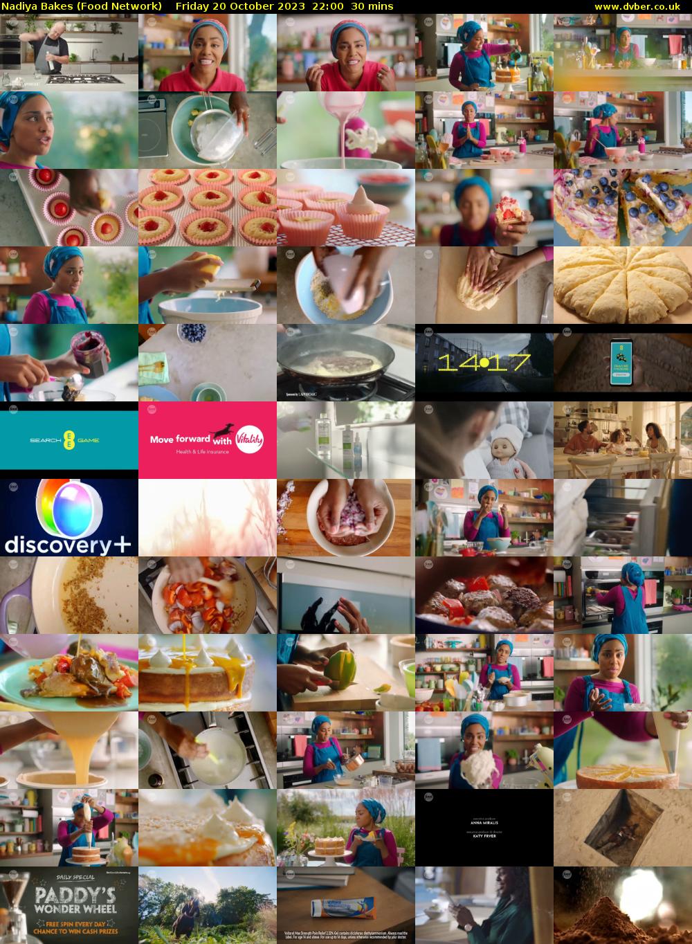 Nadiya Bakes (Food Network) Friday 20 October 2023 22:00 - 22:30