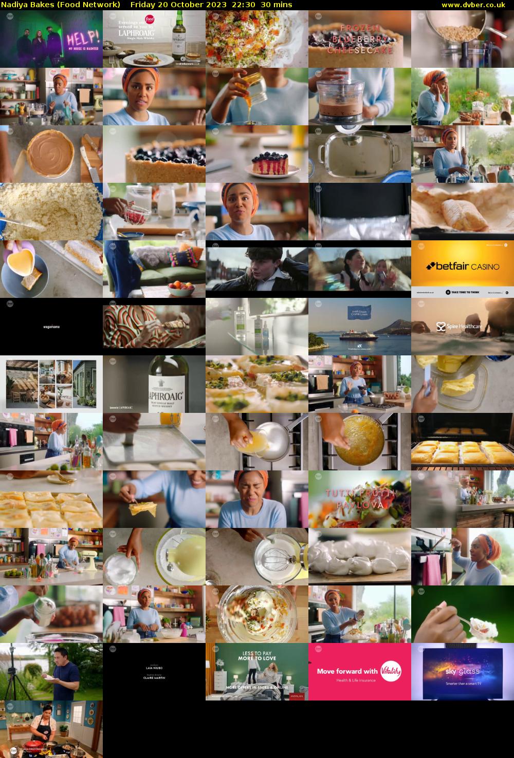 Nadiya Bakes (Food Network) Friday 20 October 2023 22:30 - 23:00
