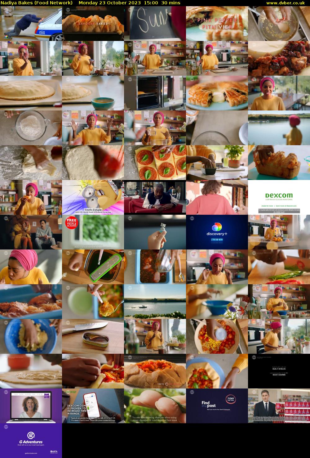 Nadiya Bakes (Food Network) Monday 23 October 2023 15:00 - 15:30