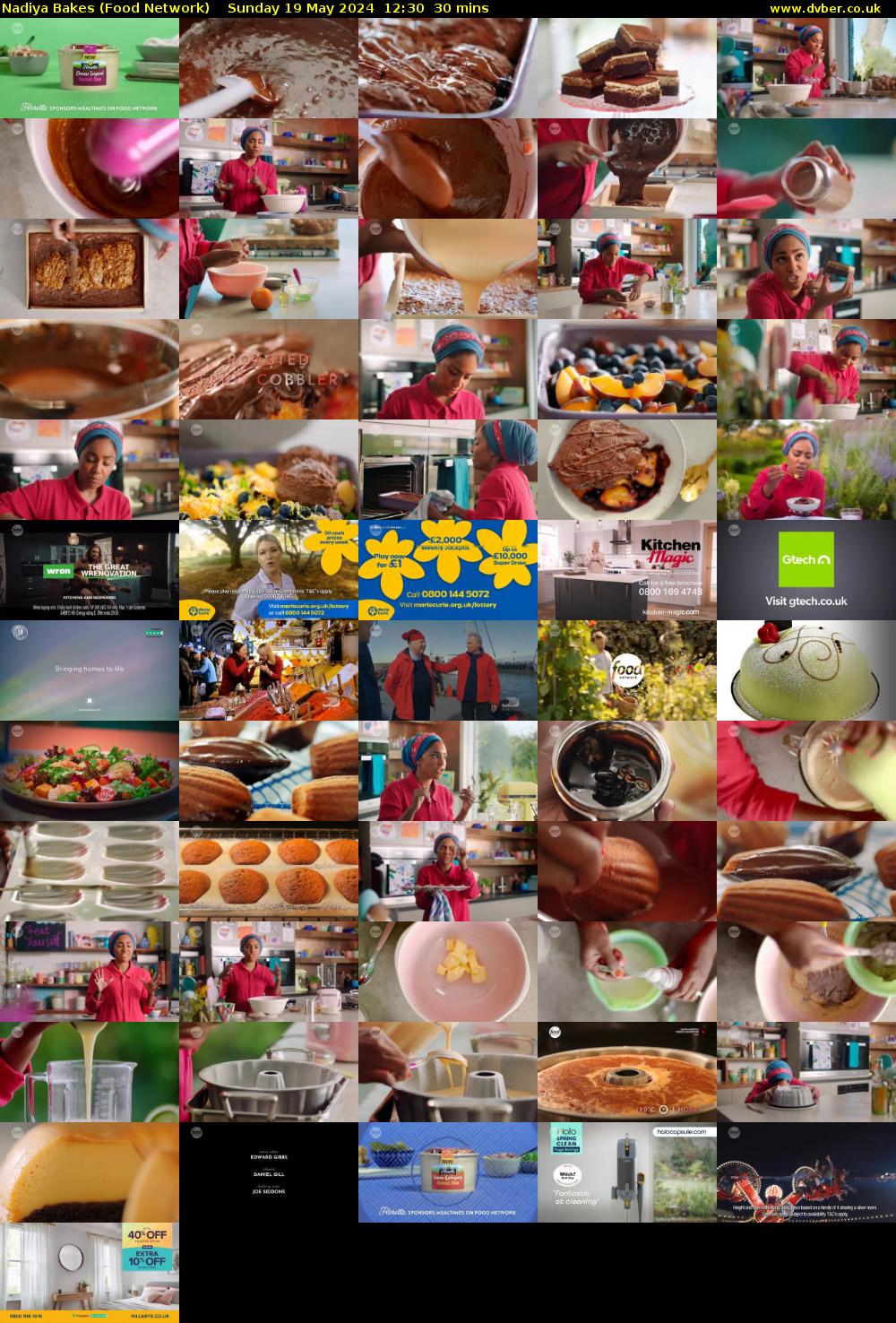 Nadiya Bakes (Food Network) Sunday 19 May 2024 12:30 - 13:00