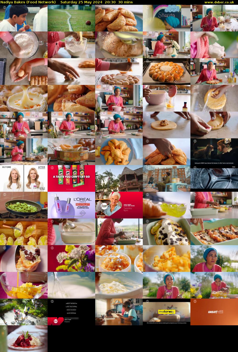Nadiya Bakes (Food Network) Saturday 25 May 2024 20:30 - 21:00