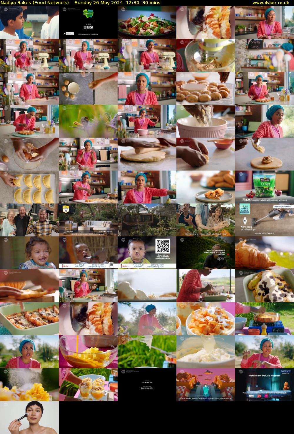 Nadiya Bakes (Food Network) Sunday 26 May 2024 12:30 - 13:00