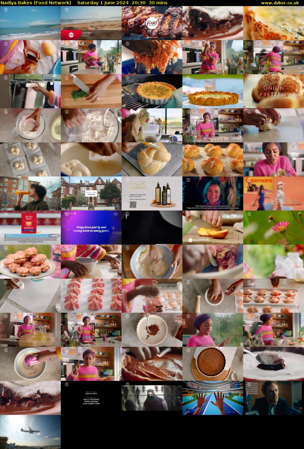 Nadiya Bakes (Food Network) Saturday 1 June 2024 20:30 - 21:00