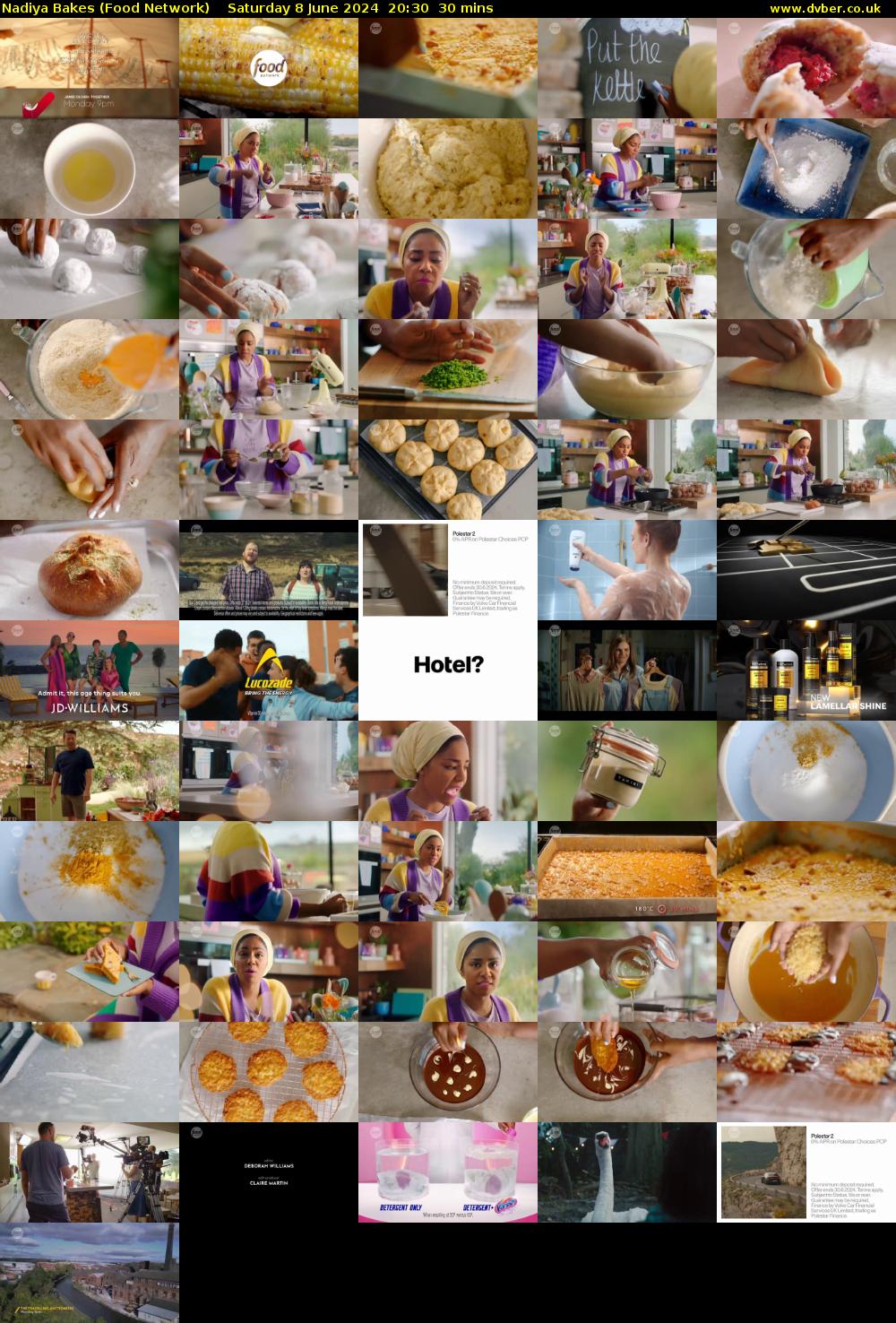 Nadiya Bakes (Food Network) Saturday 8 June 2024 20:30 - 21:00