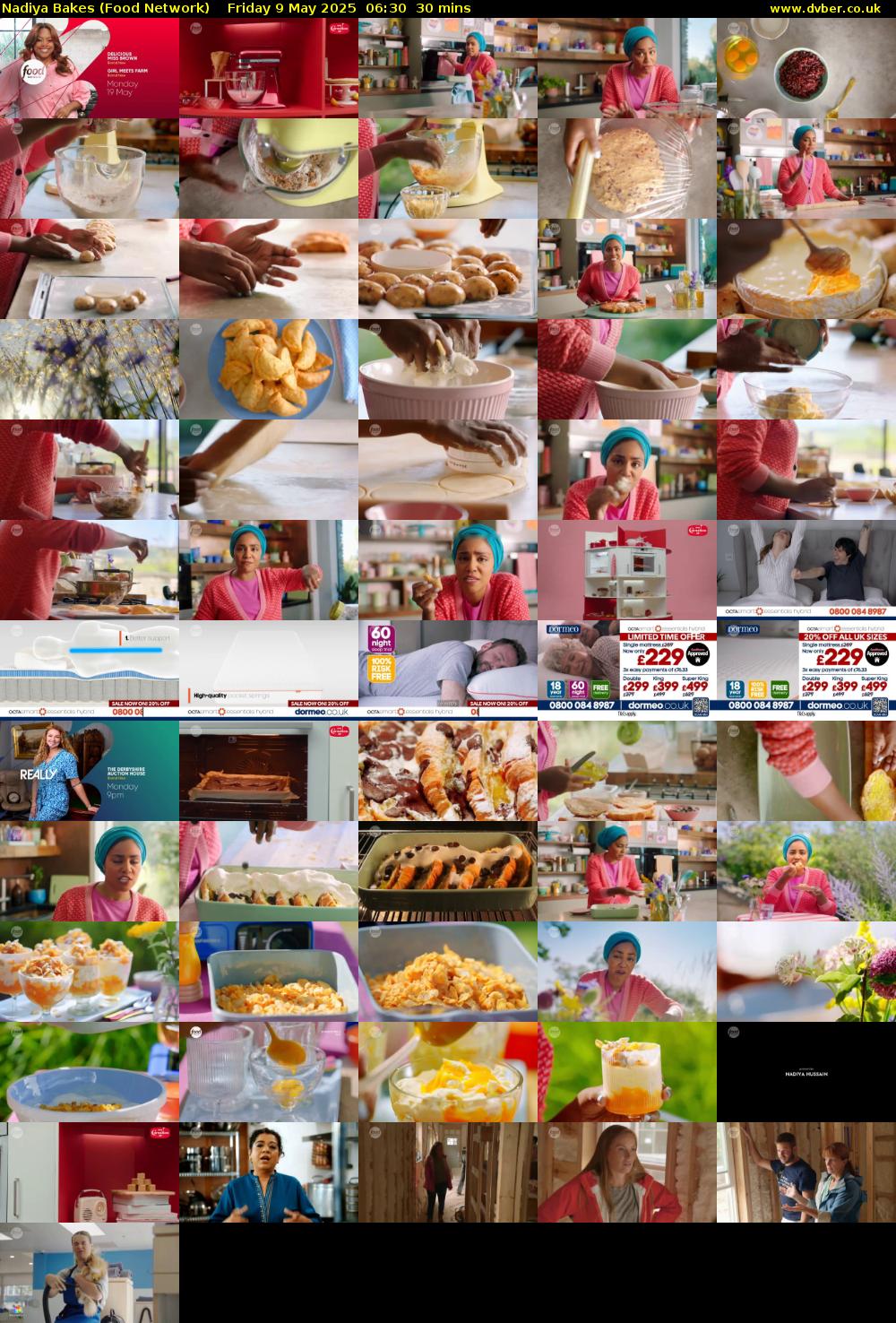 Nadiya Bakes (Food Network) Friday 9 May 2025 06:30 - 07:00