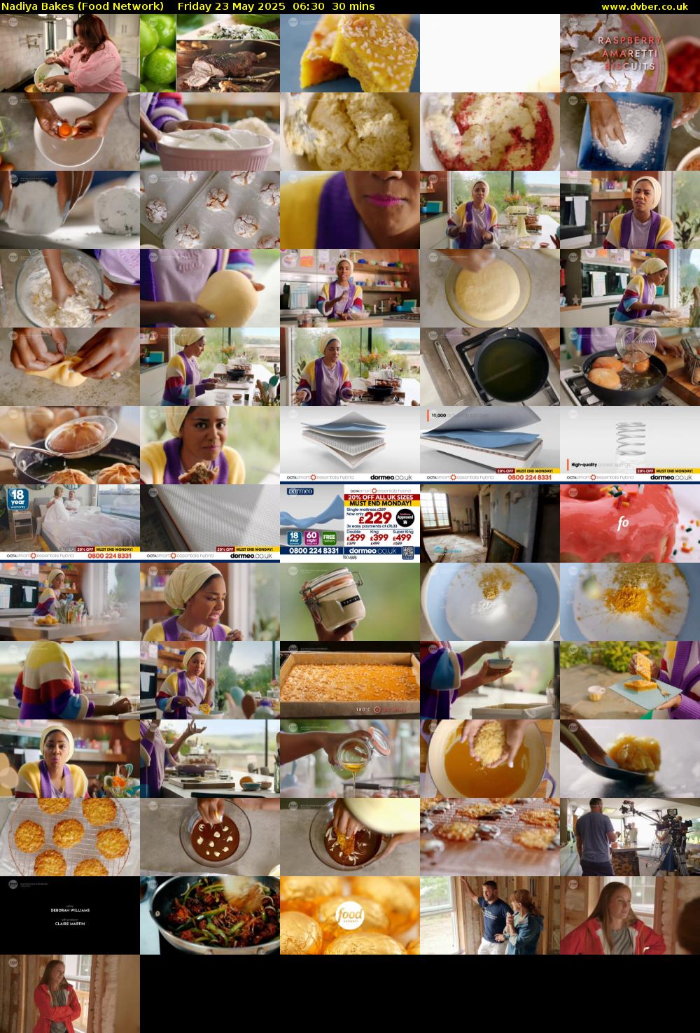 Nadiya Bakes (Food Network) Friday 23 May 2025 06:30 - 07:00