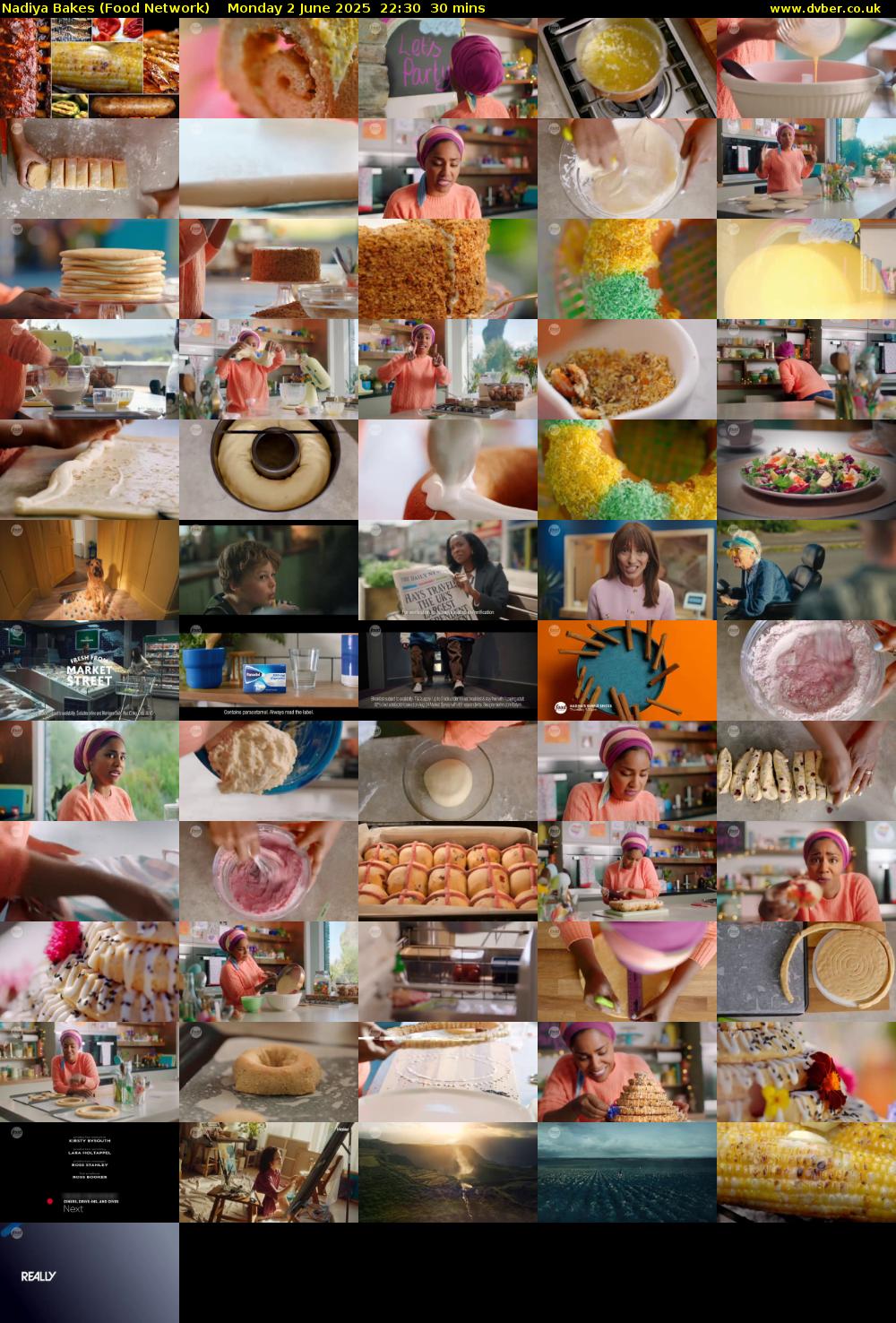 Nadiya Bakes (Food Network) Monday 2 June 2025 22:30 - 23:00