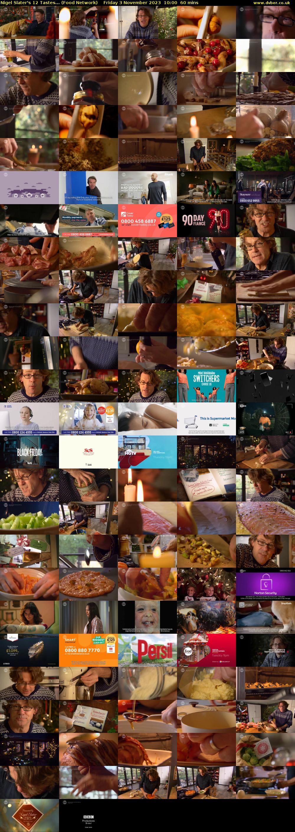 Nigel Slater's 12 Tastes... (Food Network) Friday 3 November 2023 10:00 - 11:00