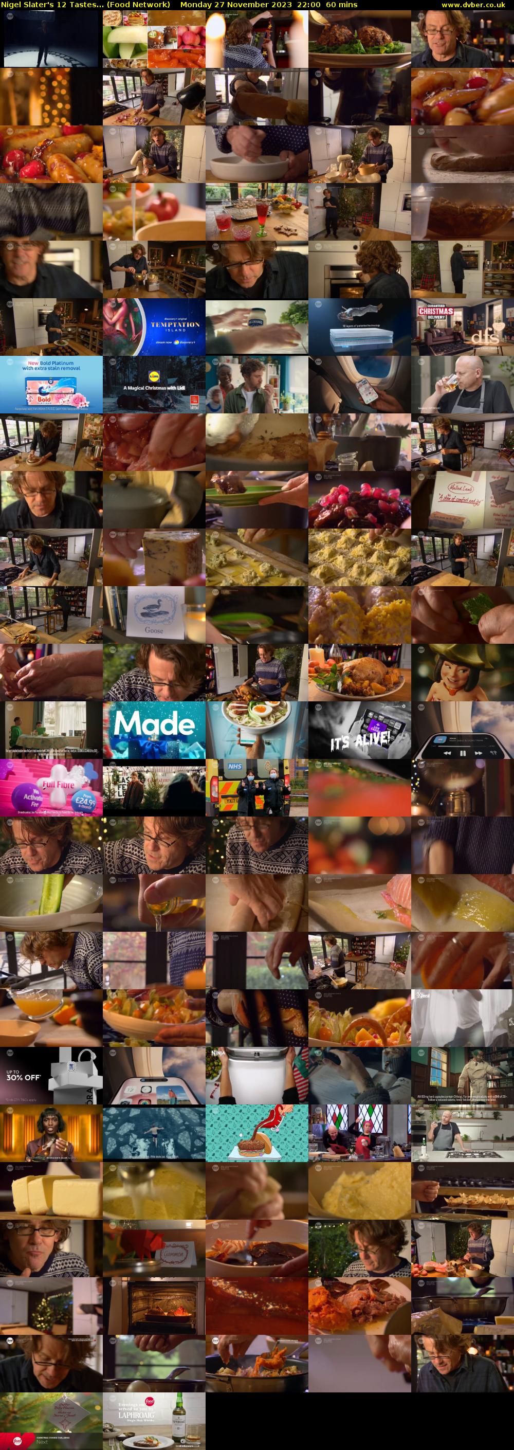 Nigel Slater's 12 Tastes... (Food Network) Monday 27 November 2023 22:00 - 23:00
