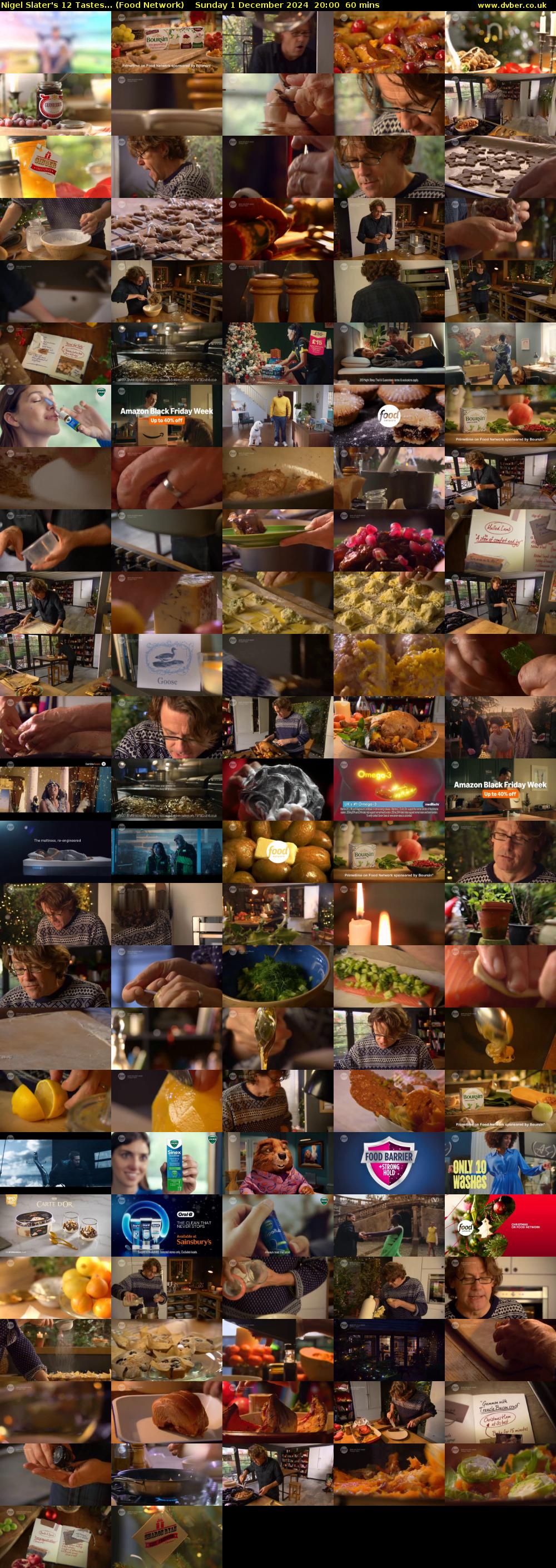 Nigel Slater's 12 Tastes... (Food Network) Sunday 1 December 2024 20:00 - 21:00