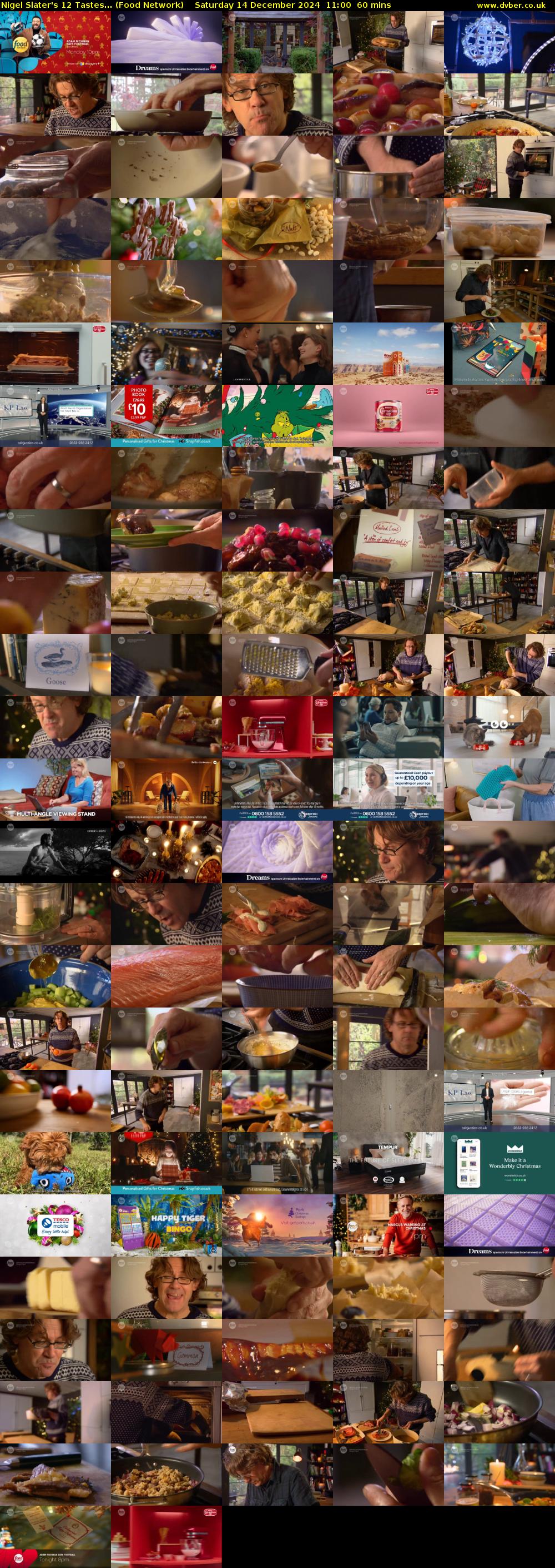 Nigel Slater's 12 Tastes... (Food Network) Saturday 14 December 2024 11:00 - 12:00