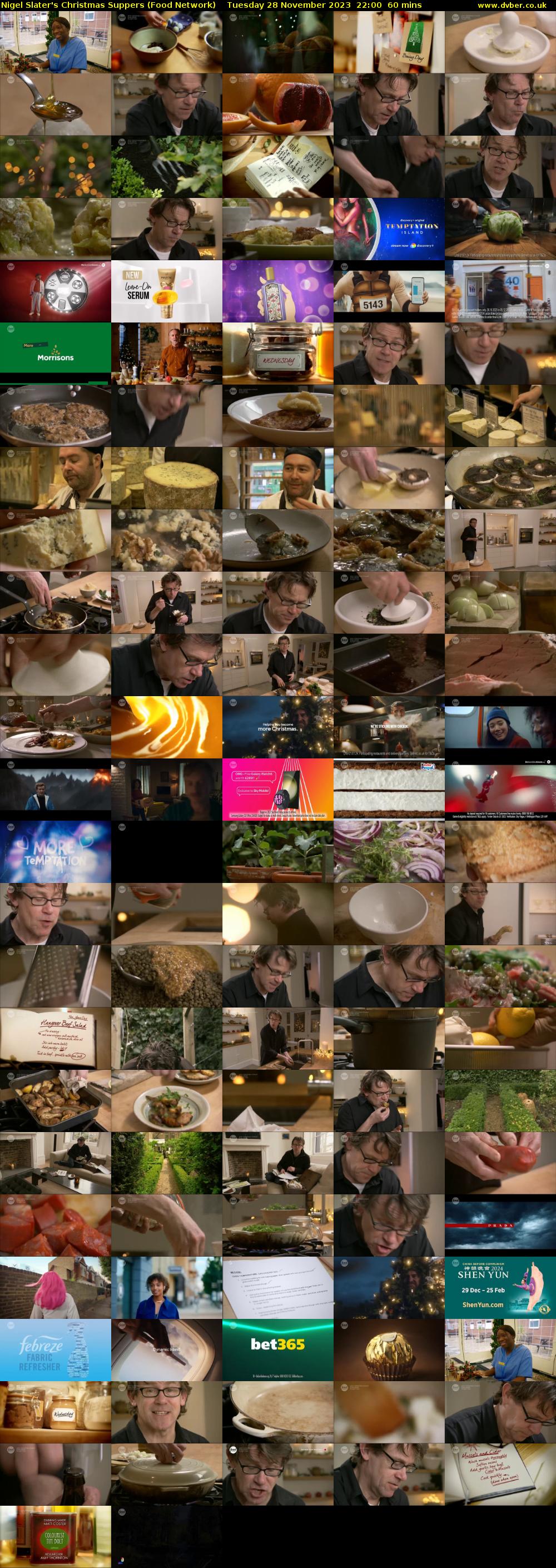 Nigel Slater's Christmas Suppers (Food Network) Tuesday 28 November 2023 22:00 - 23:00