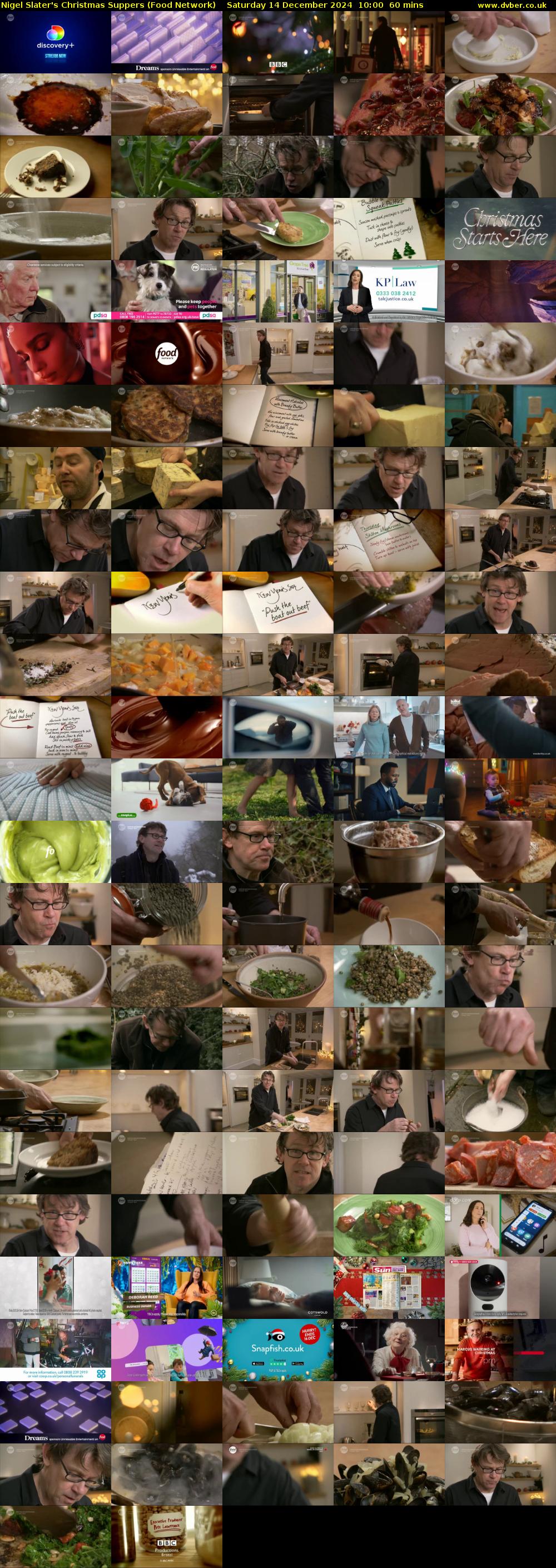 Nigel Slater's Christmas Suppers (Food Network) Saturday 14 December 2024 10:00 - 11:00