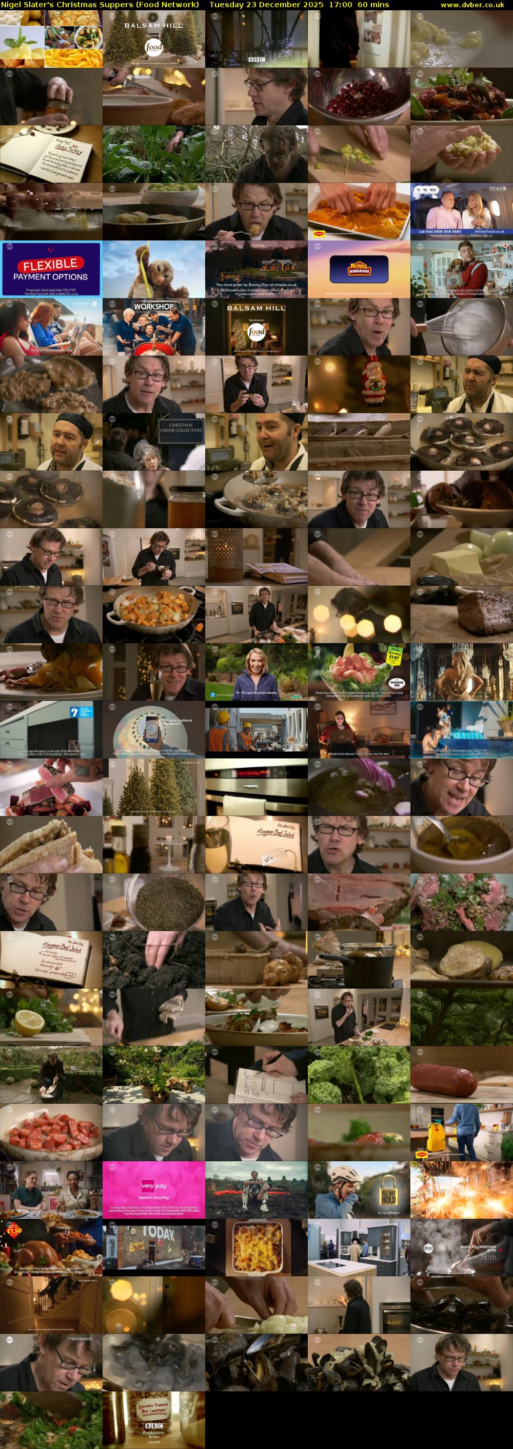 Nigel Slater's Christmas Suppers (Food Network) Tuesday 23 December 2025 17:00 - 18:00