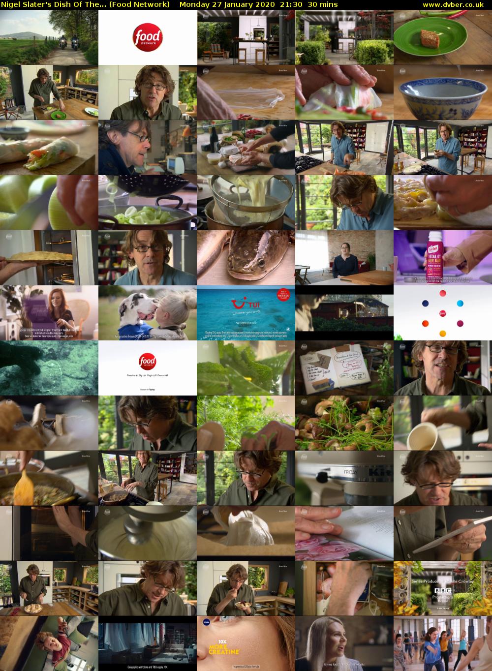 Nigel Slater's Dish Of The... (Food Network) Monday 27 January 2020 21:30 - 22:00