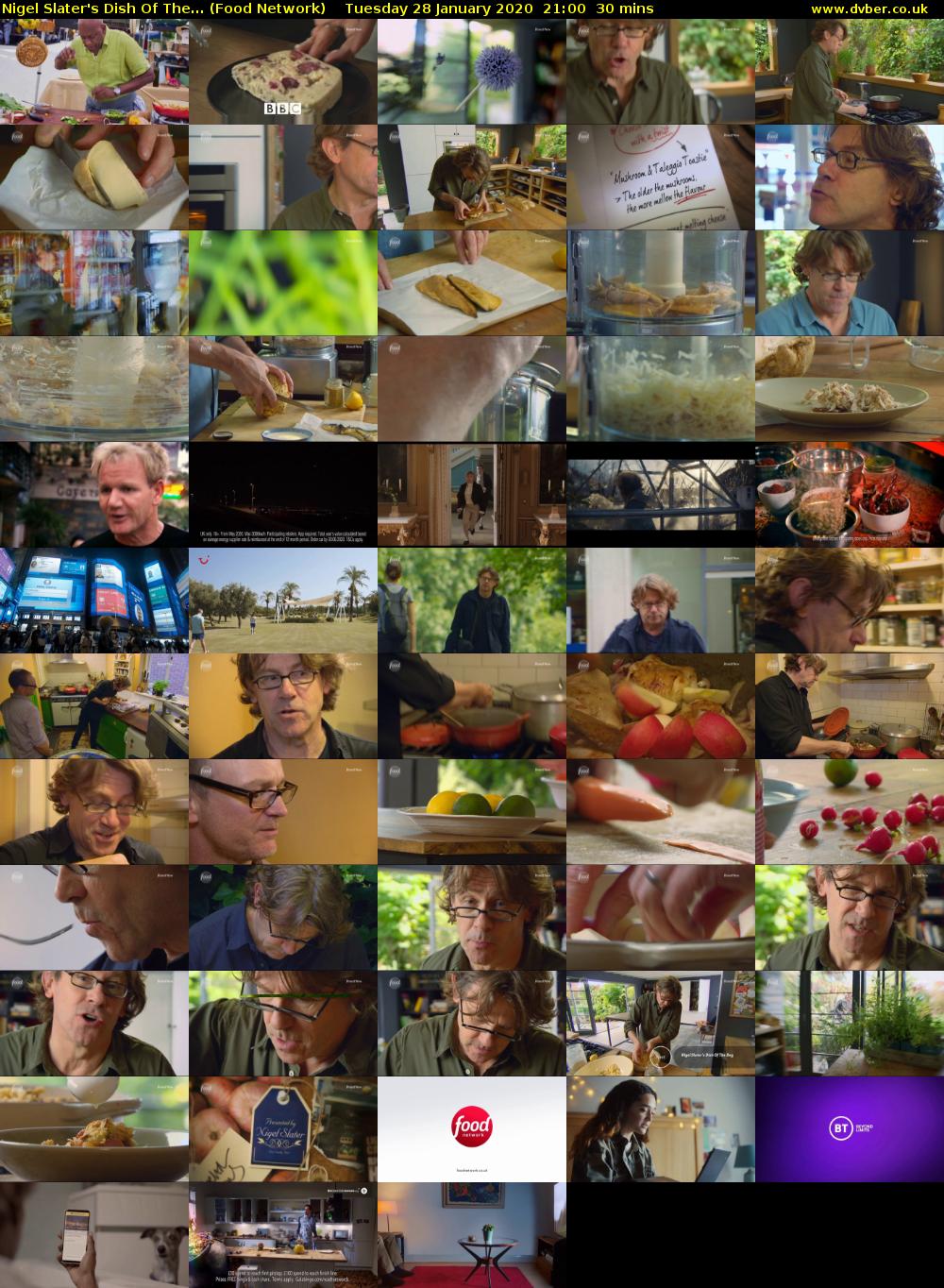 Nigel Slater's Dish Of The... (Food Network) Tuesday 28 January 2020 21:00 - 21:30