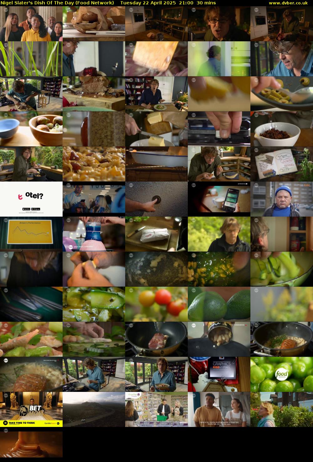 Nigel Slater's Dish Of The Day (Food Network) Tuesday 22 April 2025 21:00 - 21:30