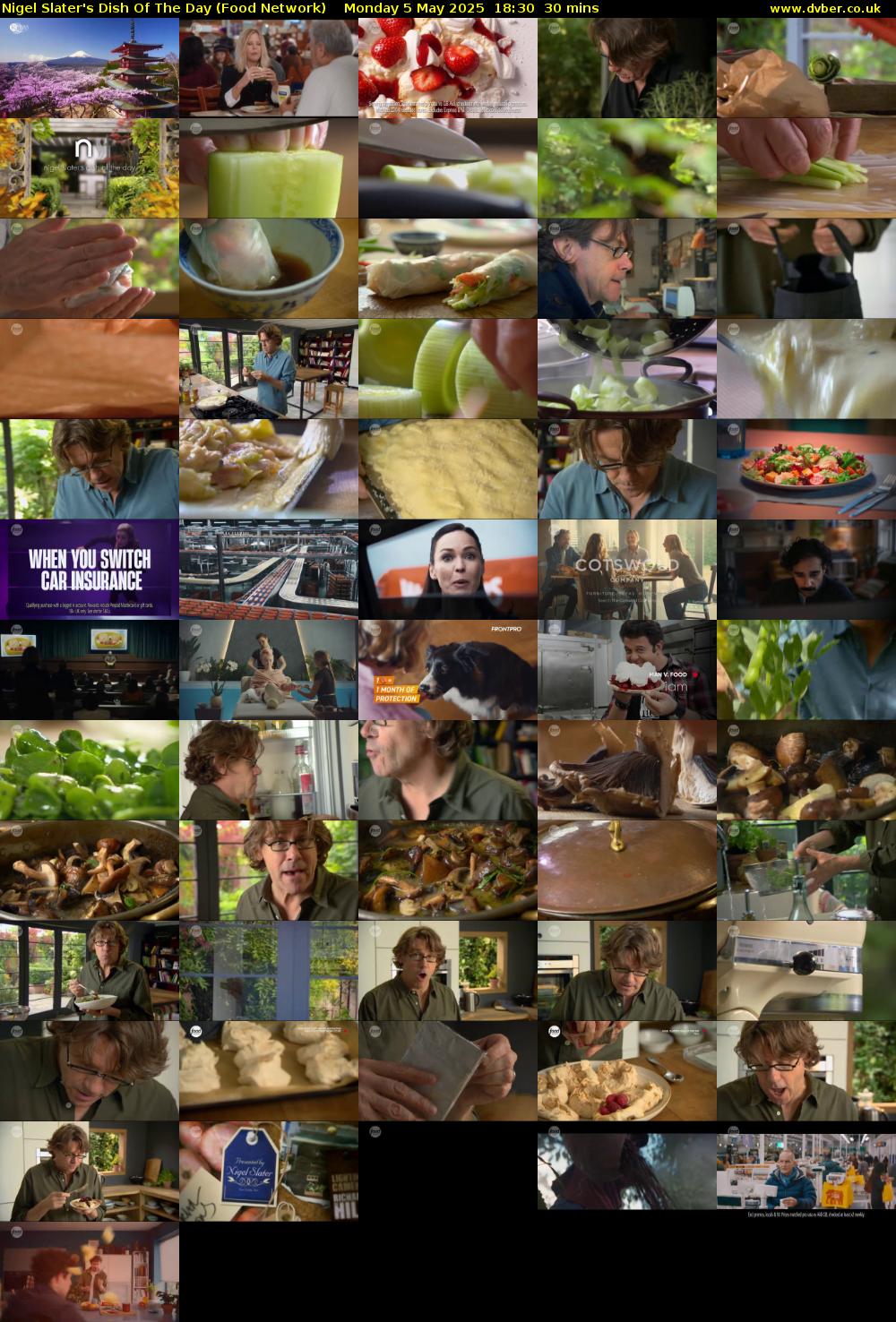 Nigel Slater's Dish Of The Day (Food Network) Monday 5 May 2025 18:30 - 19:00