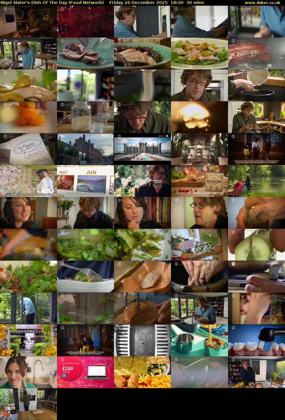 Nigel Slater's Dish Of The Day (Food Network) Friday 26 December 2025 18:00 - 18:30