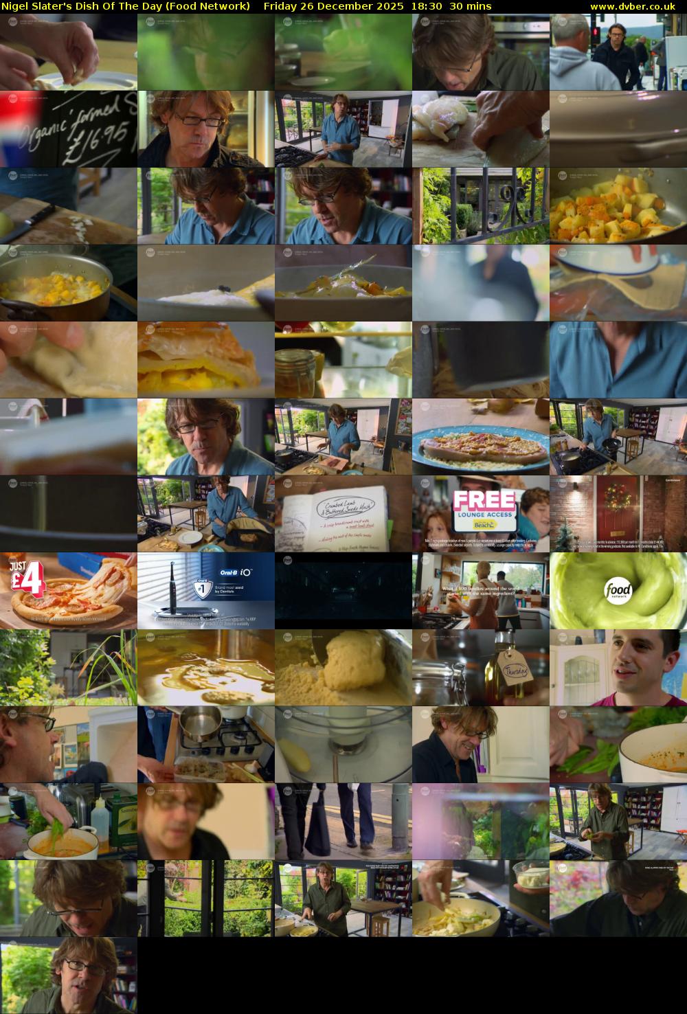 Nigel Slater's Dish Of The Day (Food Network) Friday 26 December 2025 18:30 - 19:00