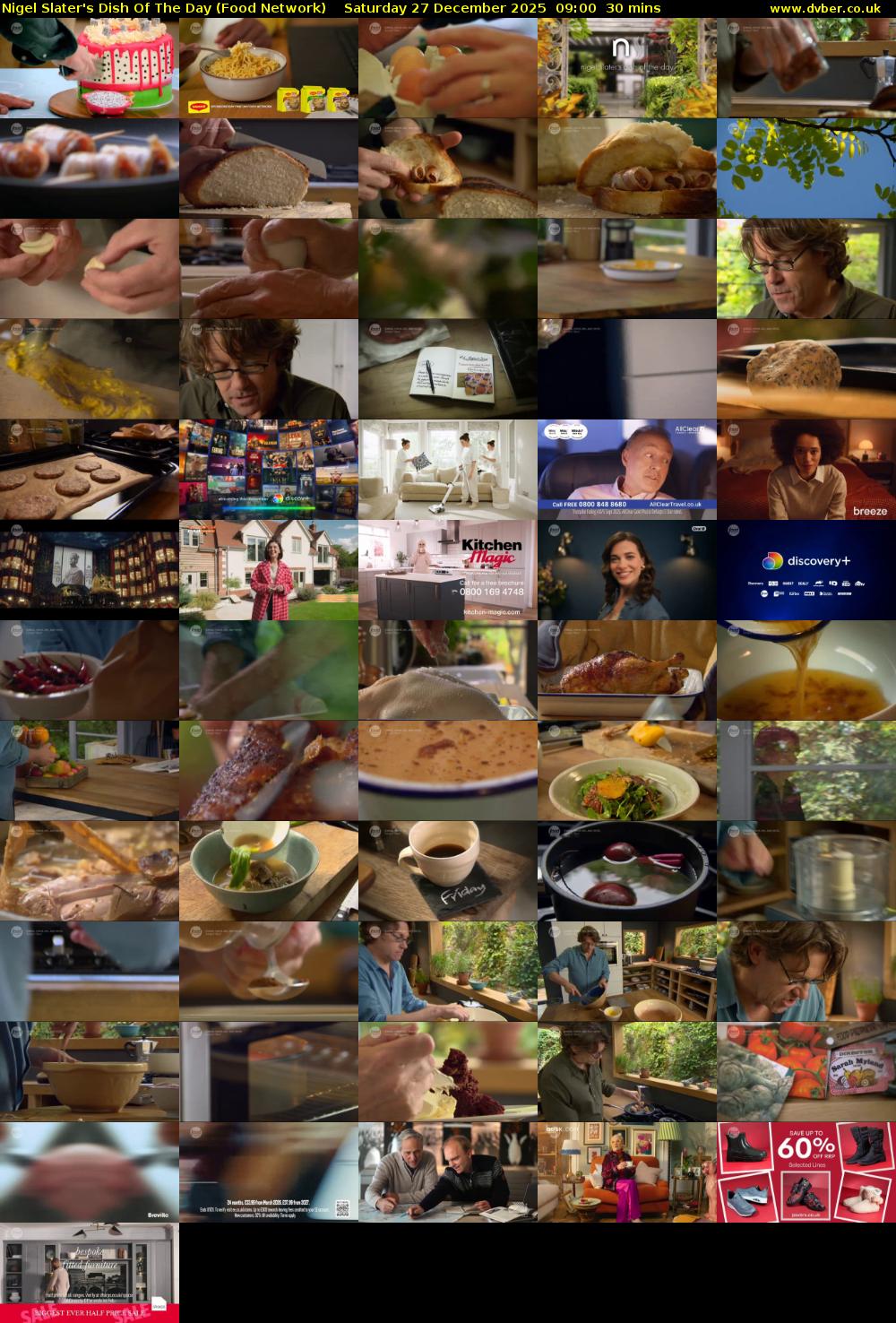Nigel Slater's Dish Of The Day (Food Network) Saturday 27 December 2025 09:00 - 09:30