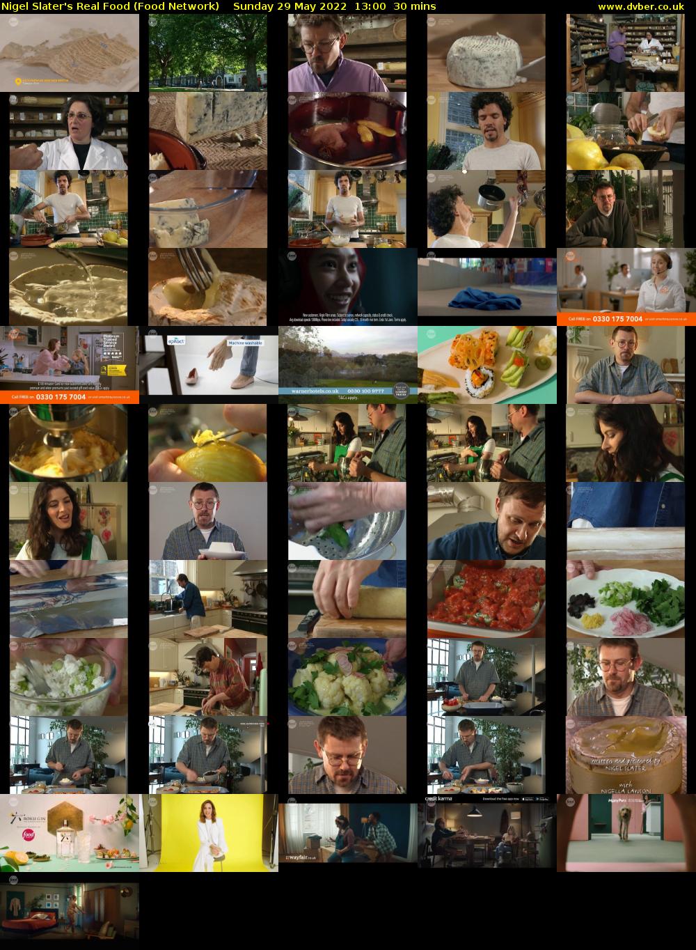 Nigel Slater's Real Food (Food Network) Sunday 29 May 2022 13:00 - 13:30