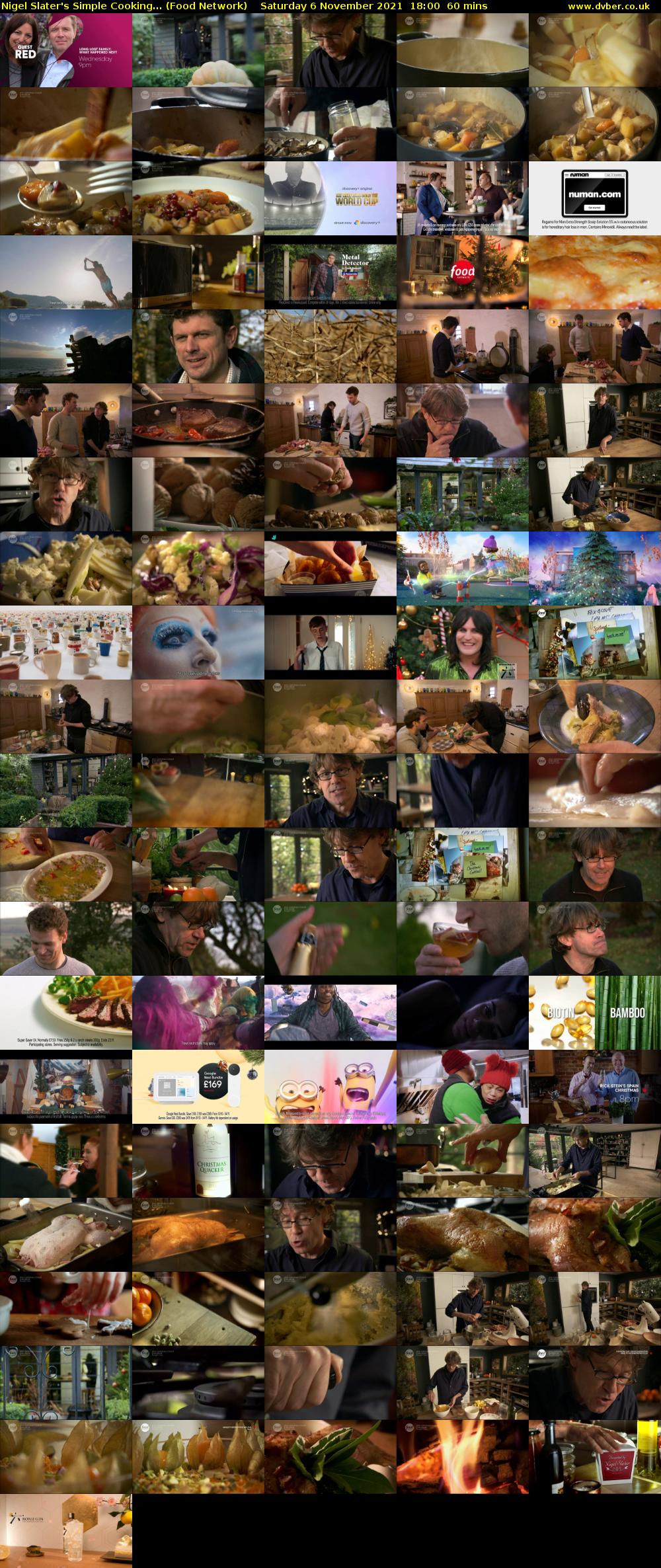 Nigel Slater's Simple Cooking... (Food Network) Saturday 6 November 2021 18:00 - 19:00