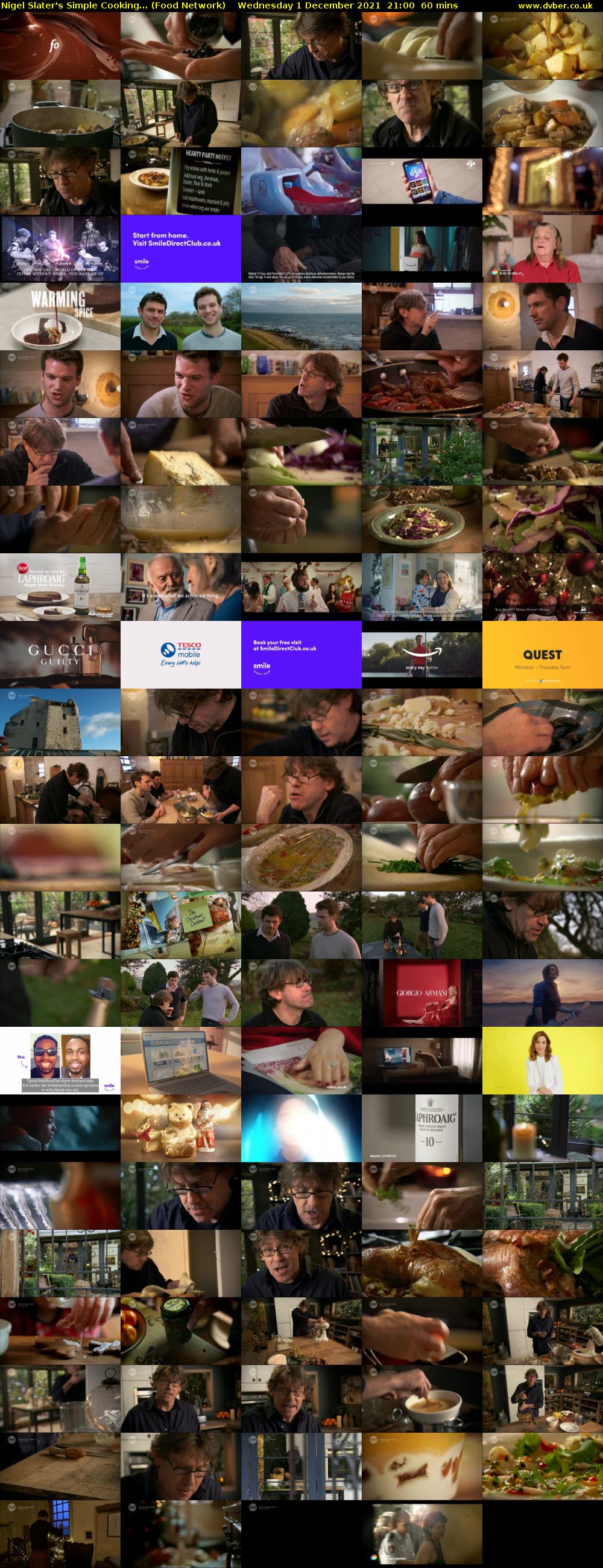 Nigel Slater's Simple Cooking... (Food Network) Wednesday 1 December 2021 21:00 - 22:00