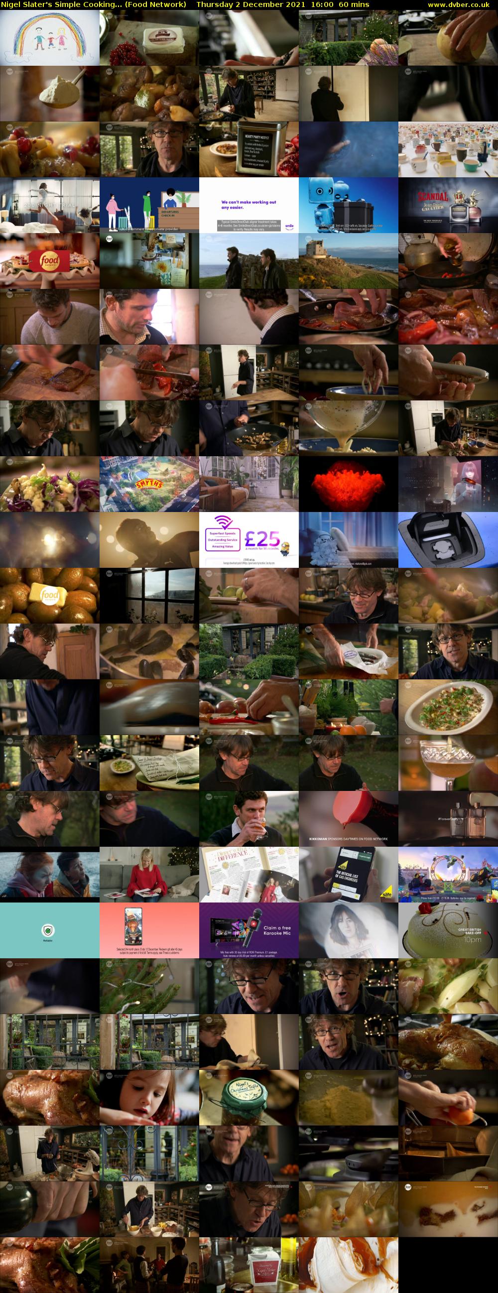 Nigel Slater's Simple Cooking... (Food Network) Thursday 2 December 2021 16:00 - 17:00