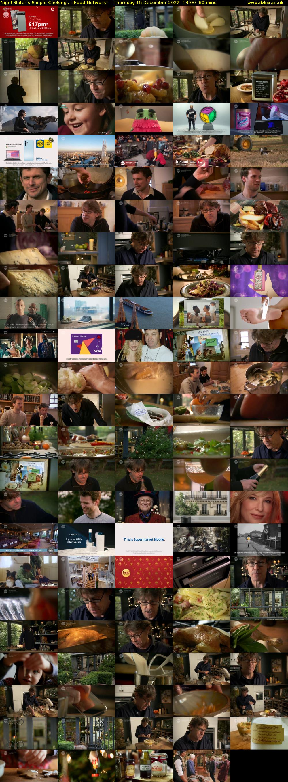 Nigel Slater's Simple Cooking... (Food Network) Thursday 15 December 2022 13:00 - 14:00