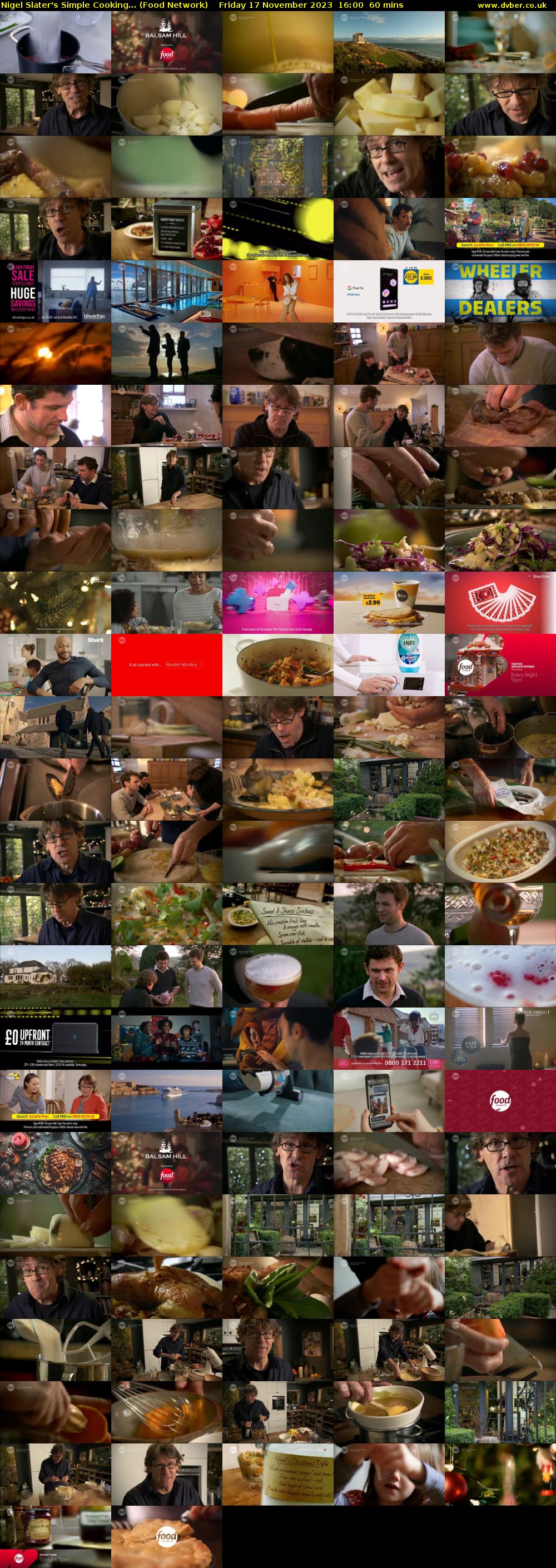 Nigel Slater's Simple Cooking... (Food Network) Friday 17 November 2023 16:00 - 17:00