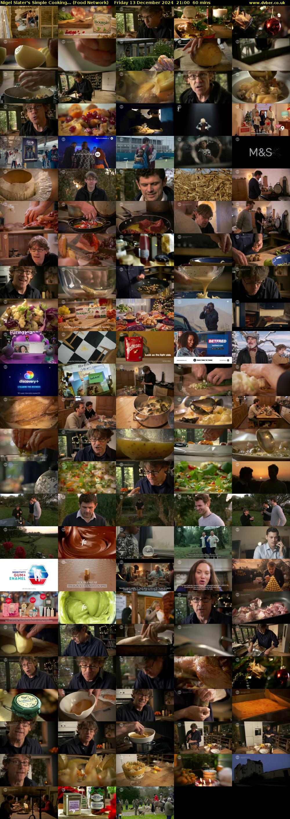 Nigel Slater's Simple Cooking... (Food Network) Friday 13 December 2024 21:00 - 22:00