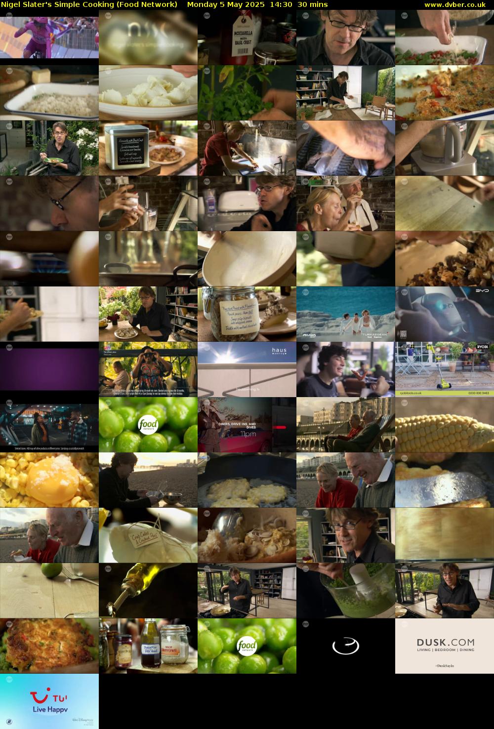 Nigel Slater's Simple Cooking (Food Network) Monday 5 May 2025 14:30 - 15:00